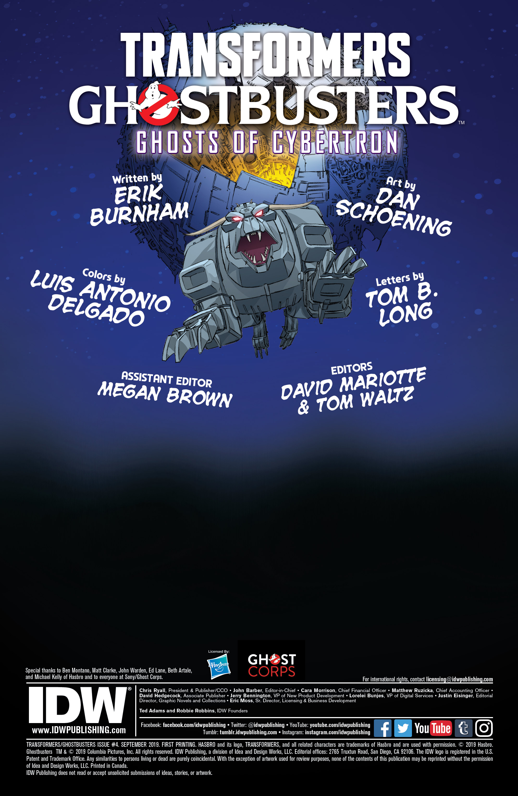 Read online Transformers/Ghostbusters comic -  Issue #4 - 2