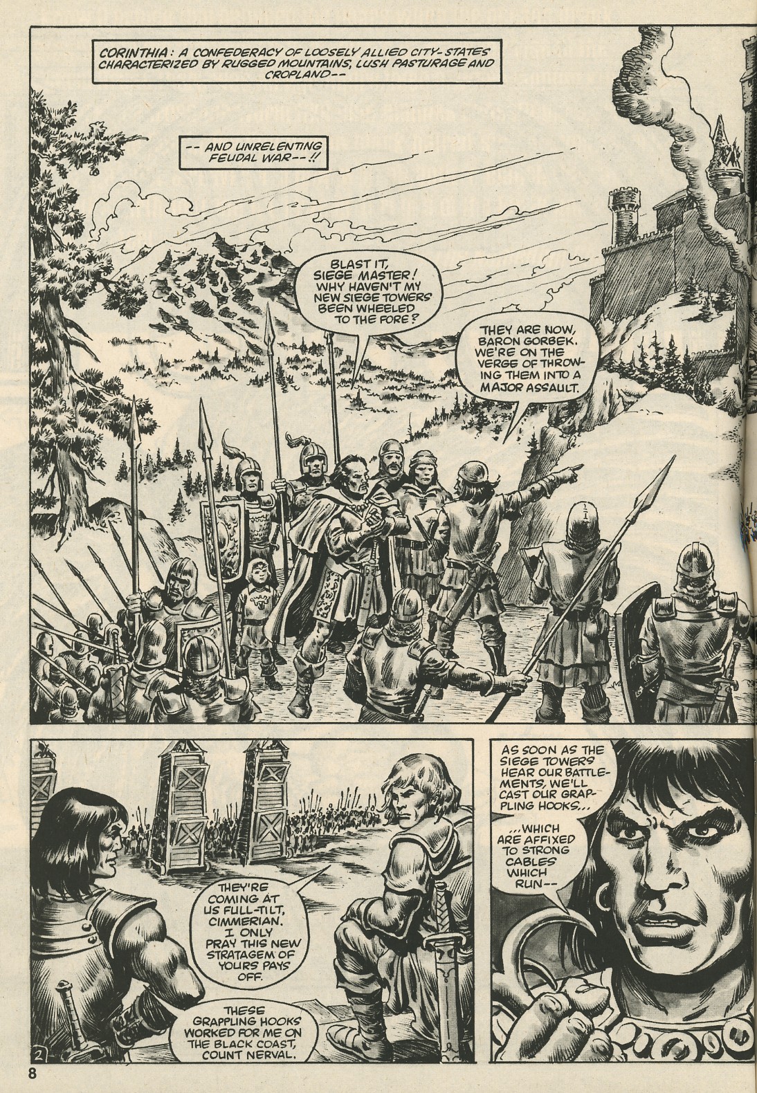 Read online The Savage Sword Of Conan comic -  Issue #108 - 8