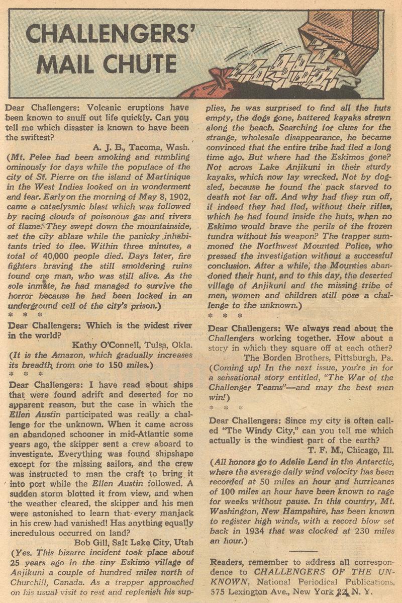 Read online Challengers of the Unknown (1958) comic -  Issue #28 - 16