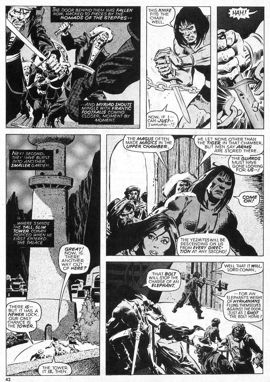 Read online The Savage Sword Of Conan comic -  Issue #32 - 42