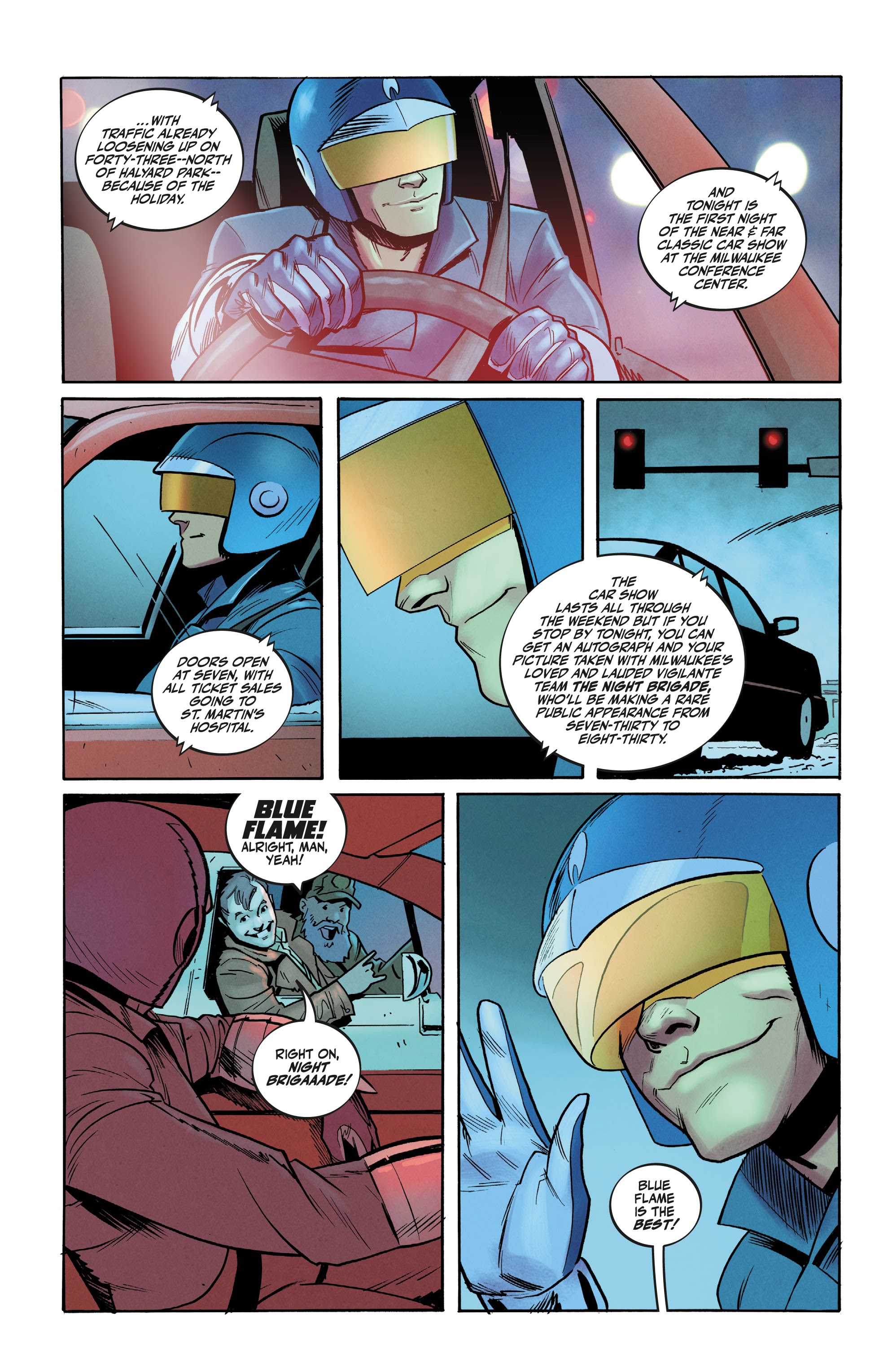 Read online The Blue Flame comic -  Issue #1 - 16