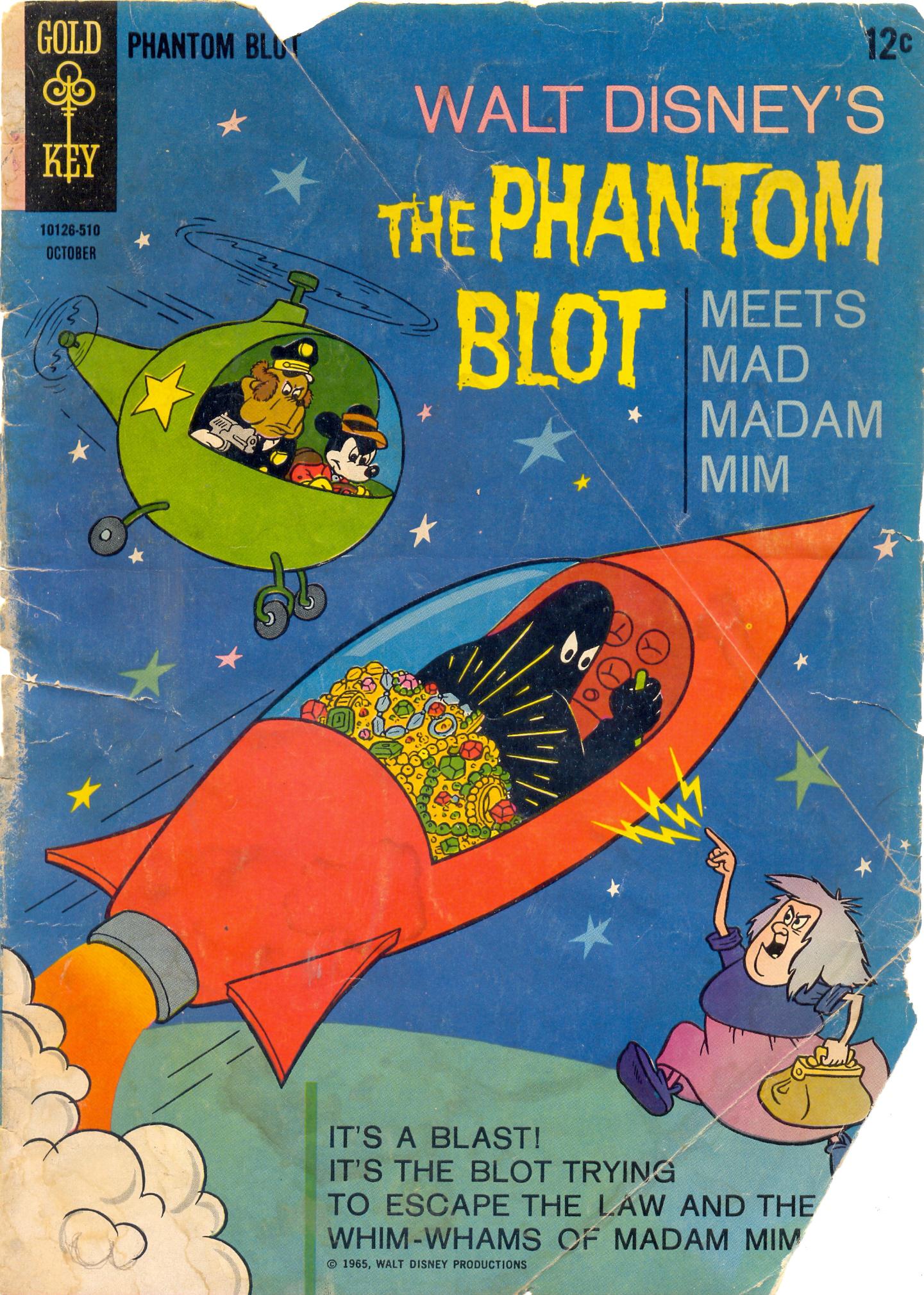 Read online Walt Disney's The Phantom Blot comic -  Issue #4 - 1