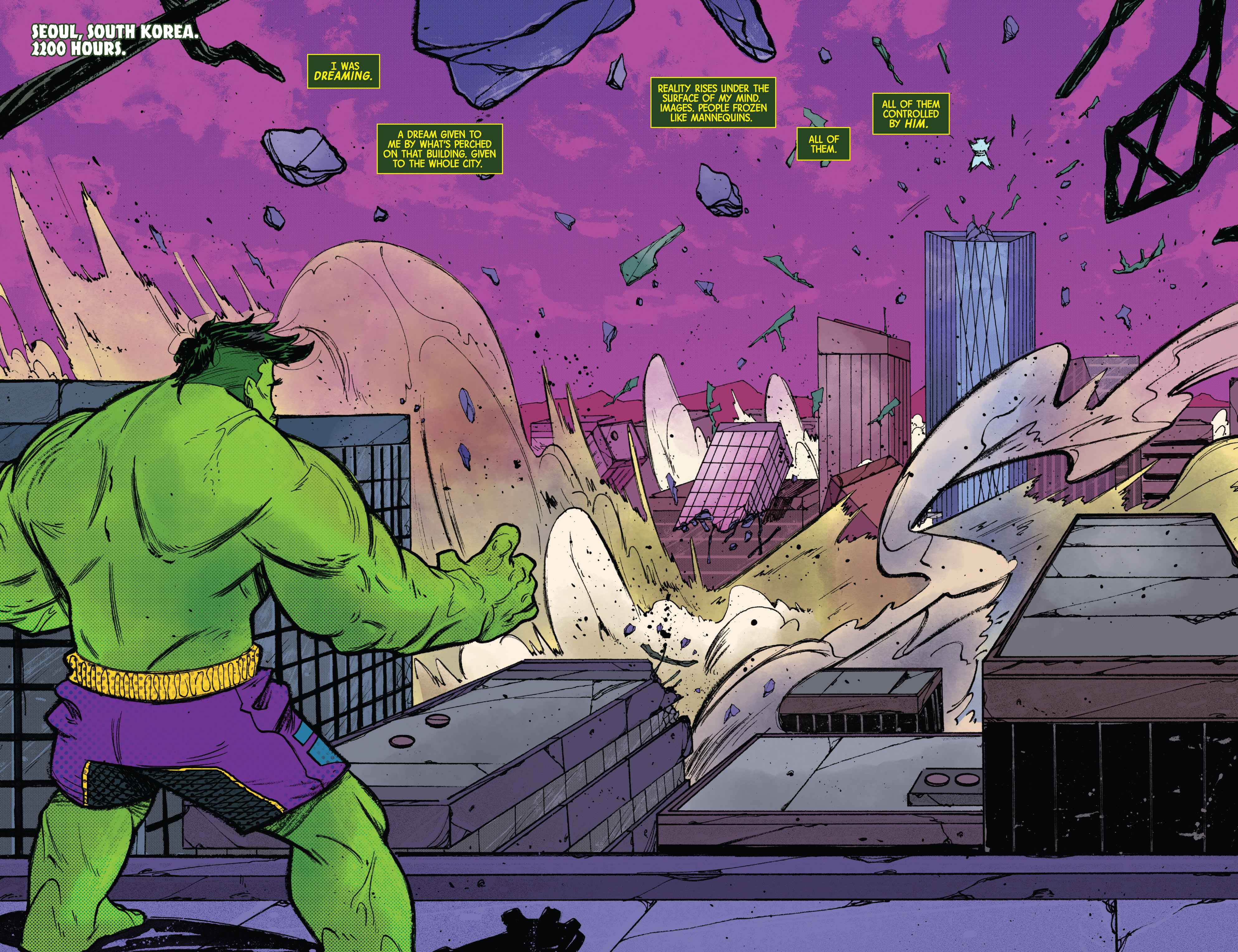 Read online Totally Awesome Hulk comic -  Issue #1.MU - 13