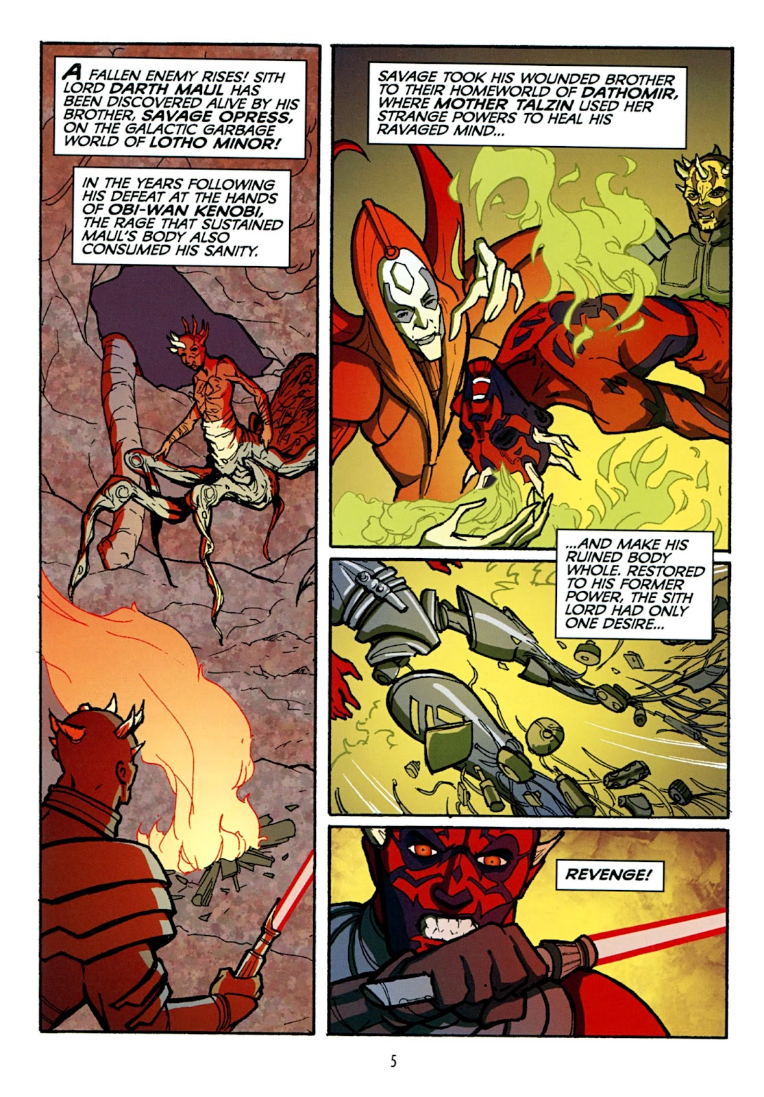 Star Wars: The Clone Wars - The Sith Hunters issue Full - Page 6