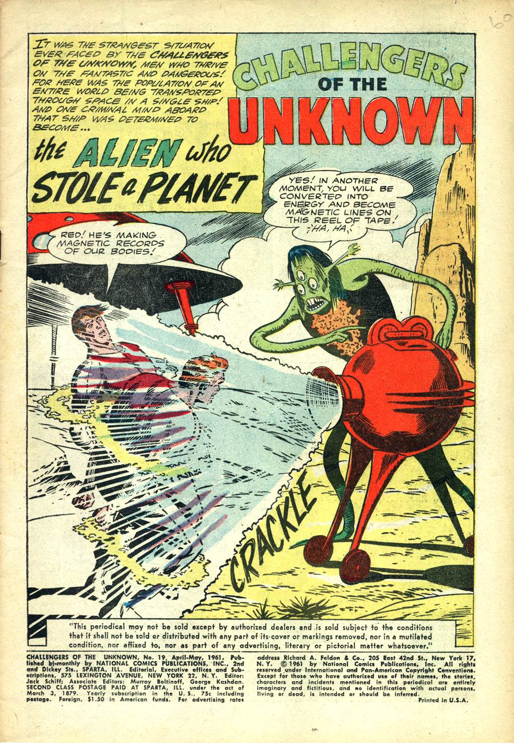 Challengers of the Unknown (1958) Issue #19 #19 - English 3