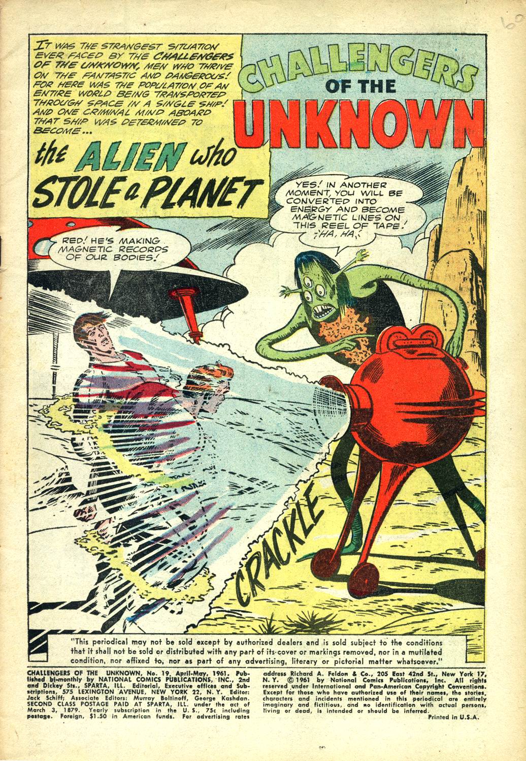 Read online Challengers of the Unknown (1958) comic -  Issue #19 - 3