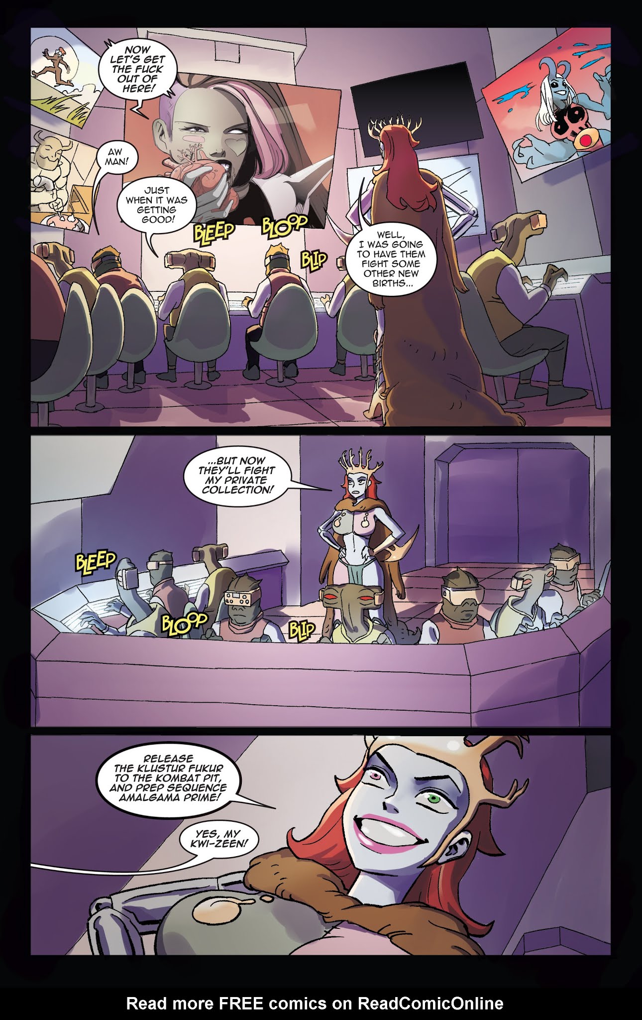 Read online Danger Doll Squad: Galactic Gladiators comic -  Issue #3 - 10