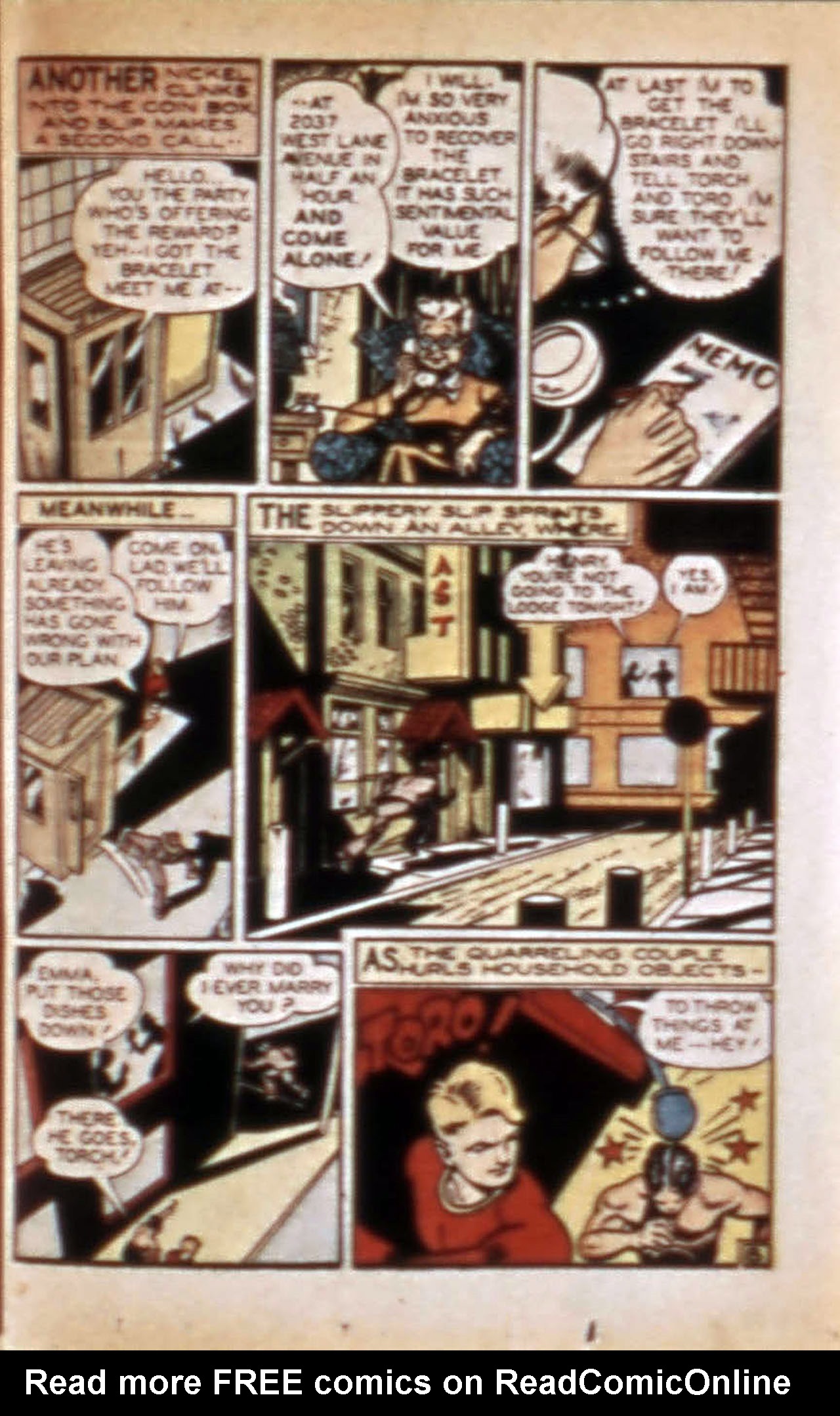 Read online The Human Torch (1940) comic -  Issue #22 - 23