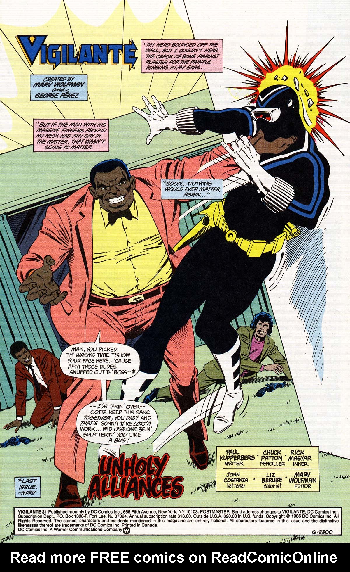 Read online Vigilante (1983) comic -  Issue #31 - 3