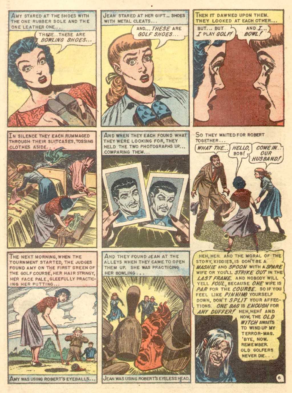 Read online Tales From The Crypt (1950) comic -  Issue #36 - 27