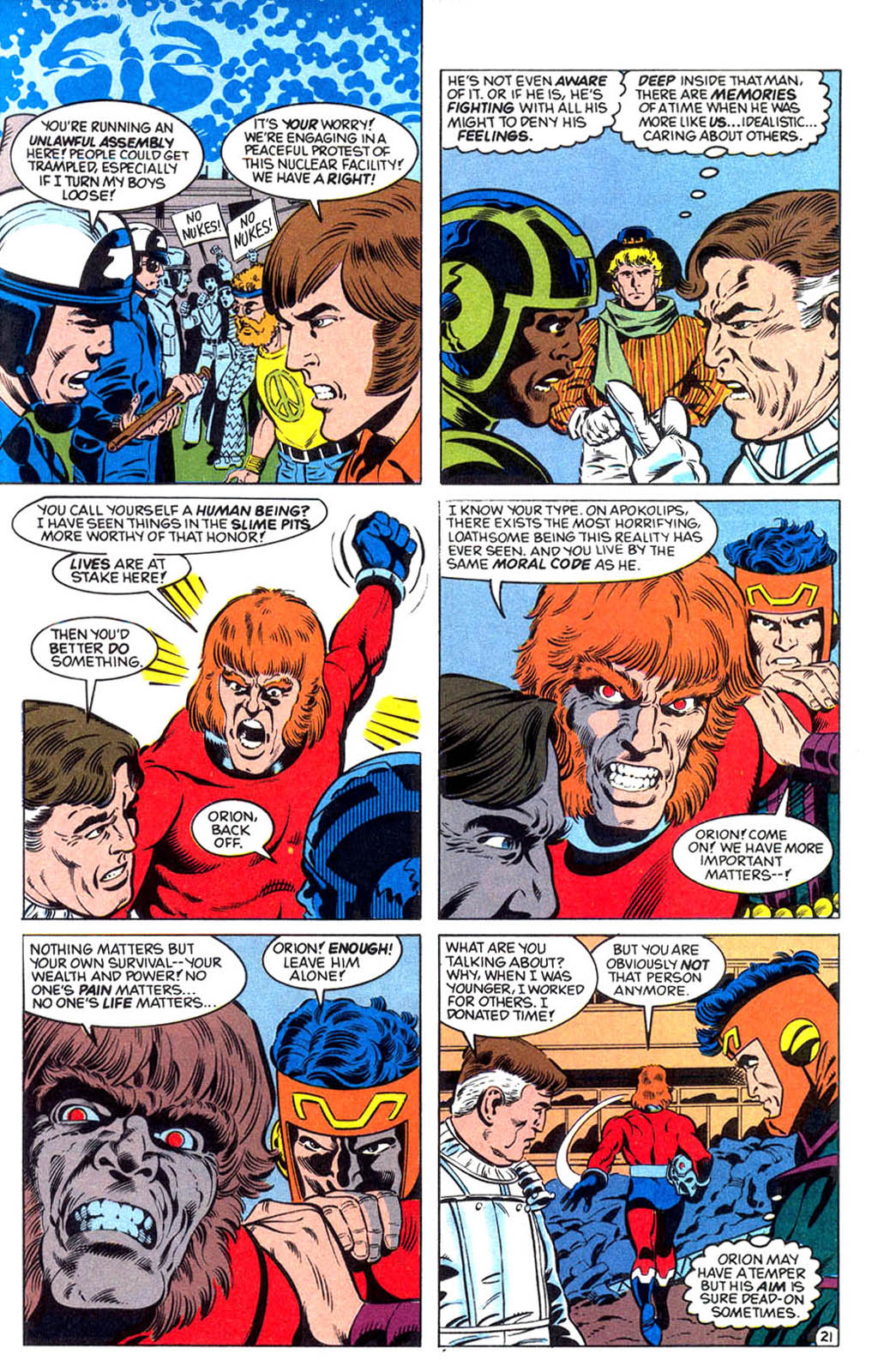 Read online The New Gods (1989) comic -  Issue #24 - 22