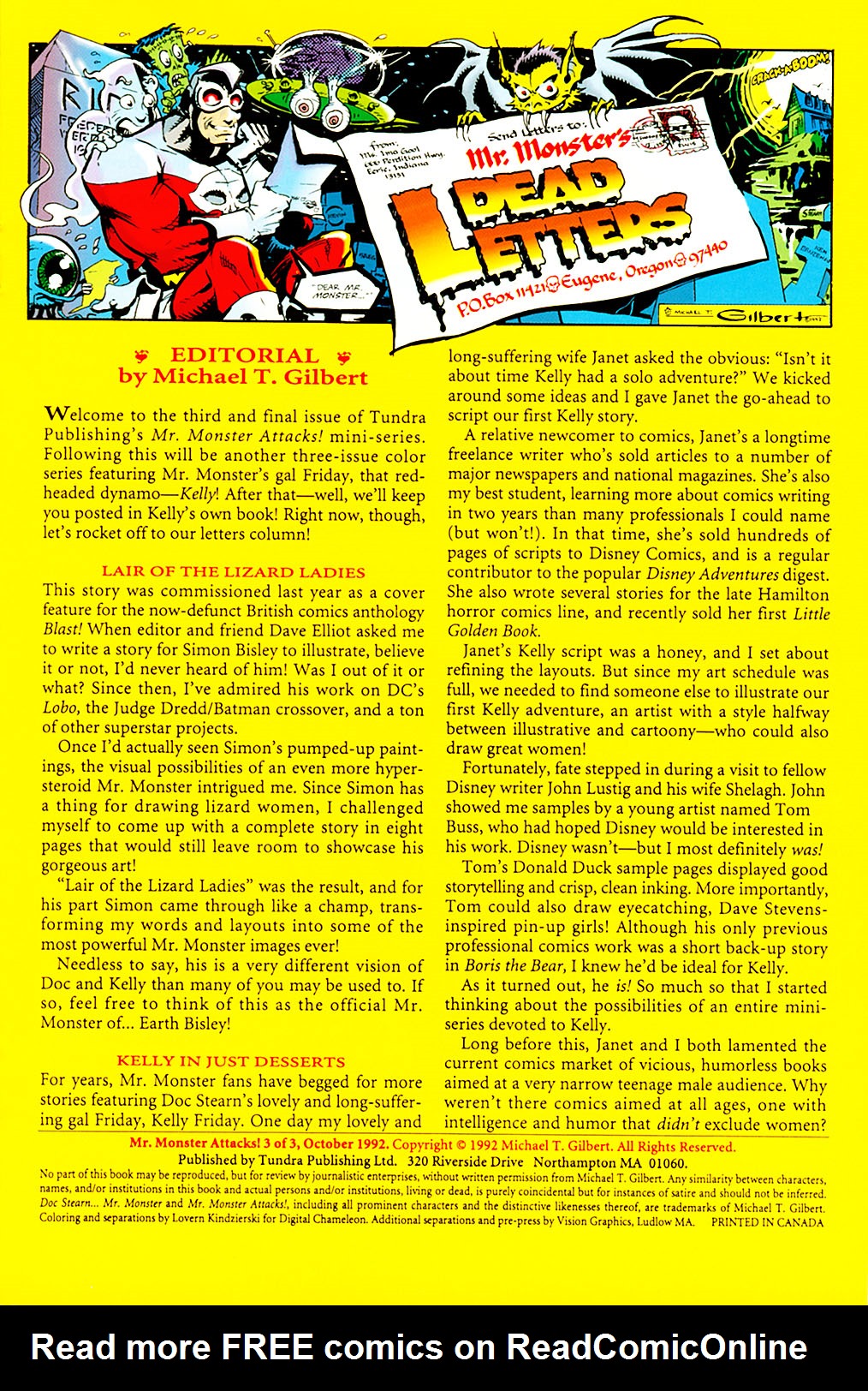 Read online Mr. Monster Attacks ! comic -  Issue #3 - 21