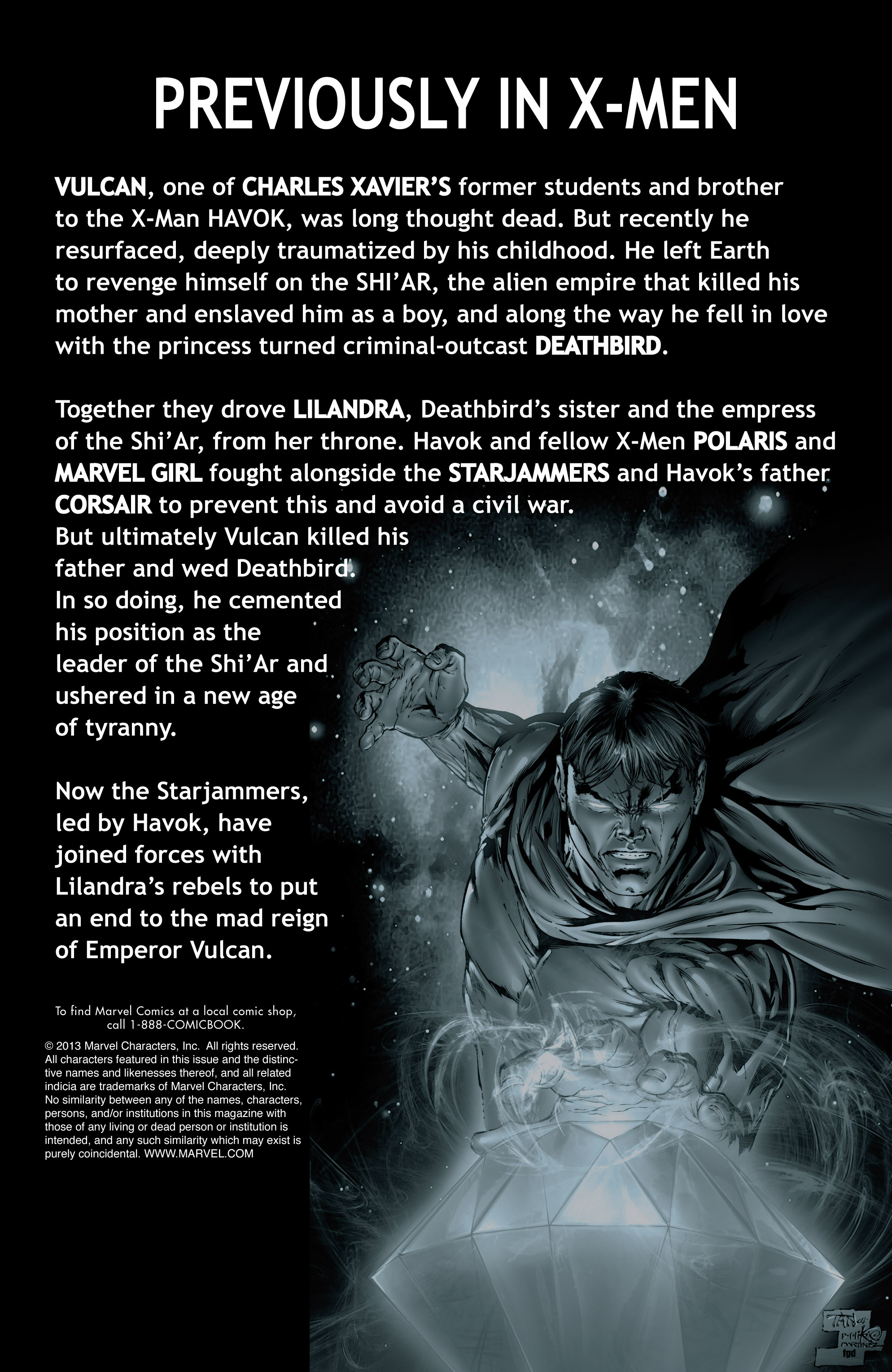 Read online X-Men: Emperor Vulcan comic -  Issue #1 - 2