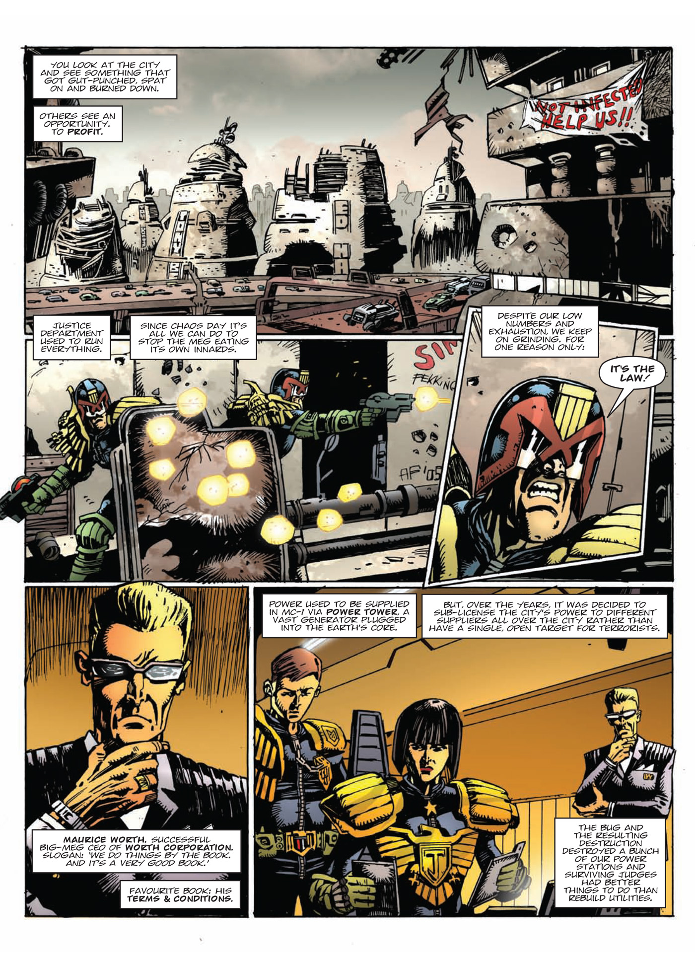 Read online Judge Dredd: Day of Chaos: Fallout comic -  Issue # TPB (Part 2) - 66