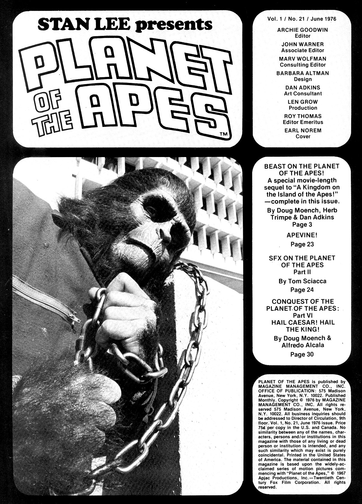 Read online Planet of the Apes comic -  Issue #21 - 2