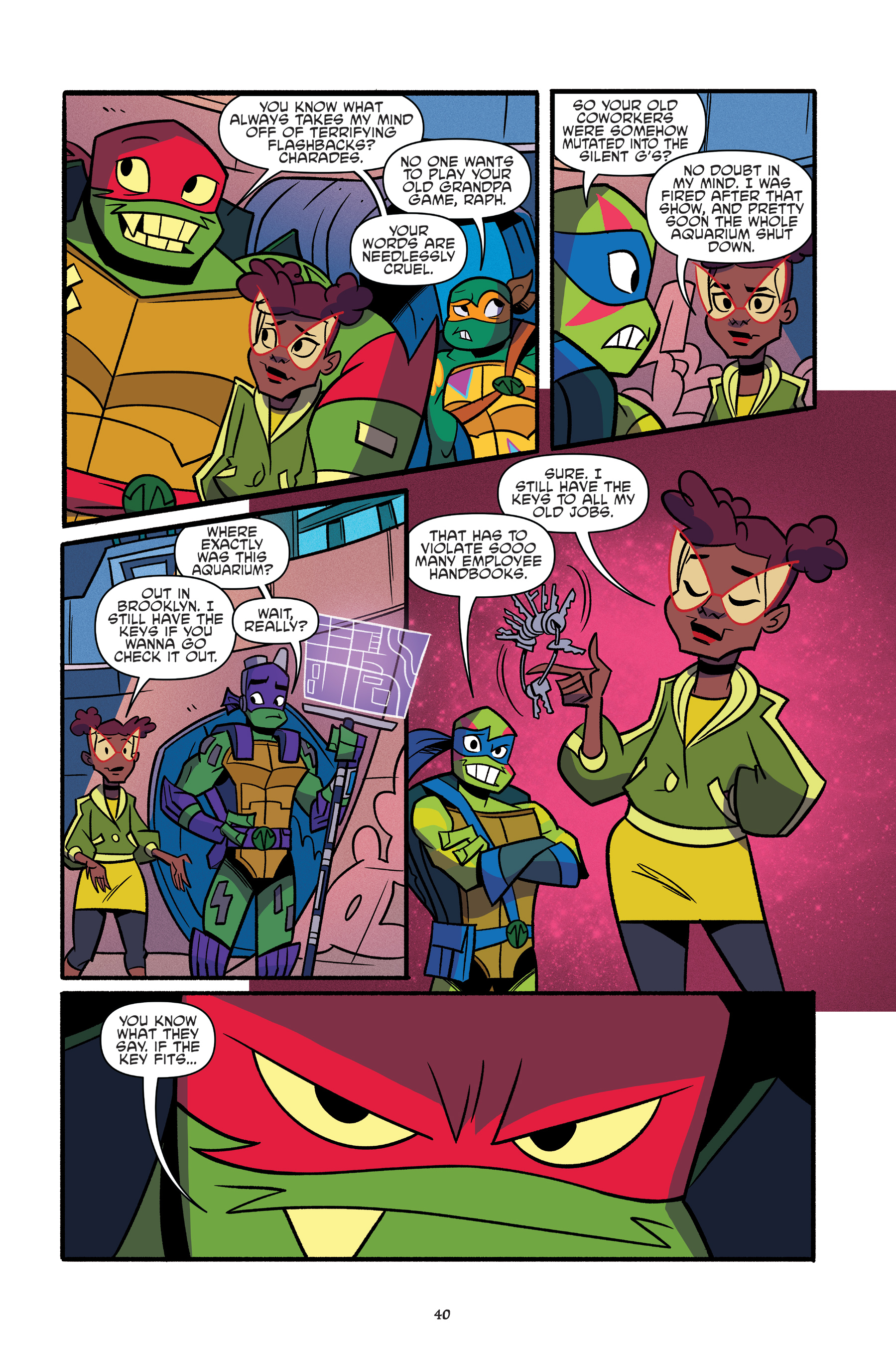 Read online Rise of the Teenage Mutant Ninja Turtles: Sound Off! comic -  Issue # _TPB - 41