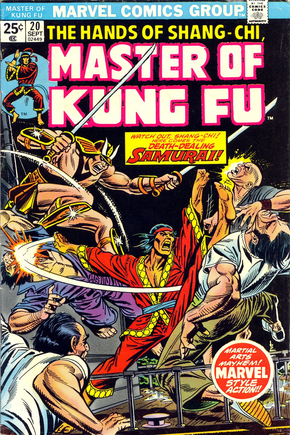 Read online Master of Kung Fu (1974) comic -  Issue #20 - 1