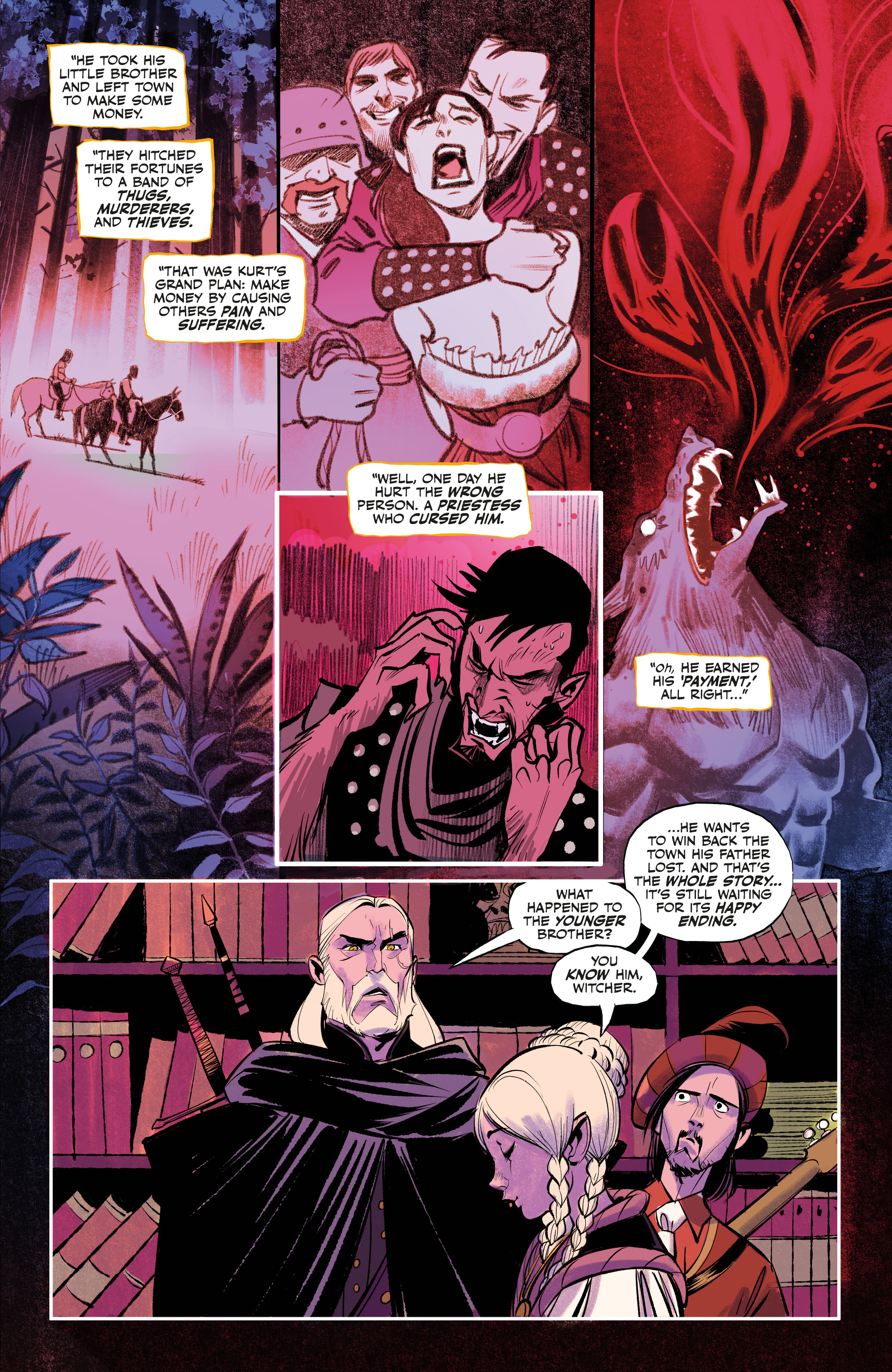 Read online The Witcher: The Ballad of Two Wolves comic -  Issue #2 - 7