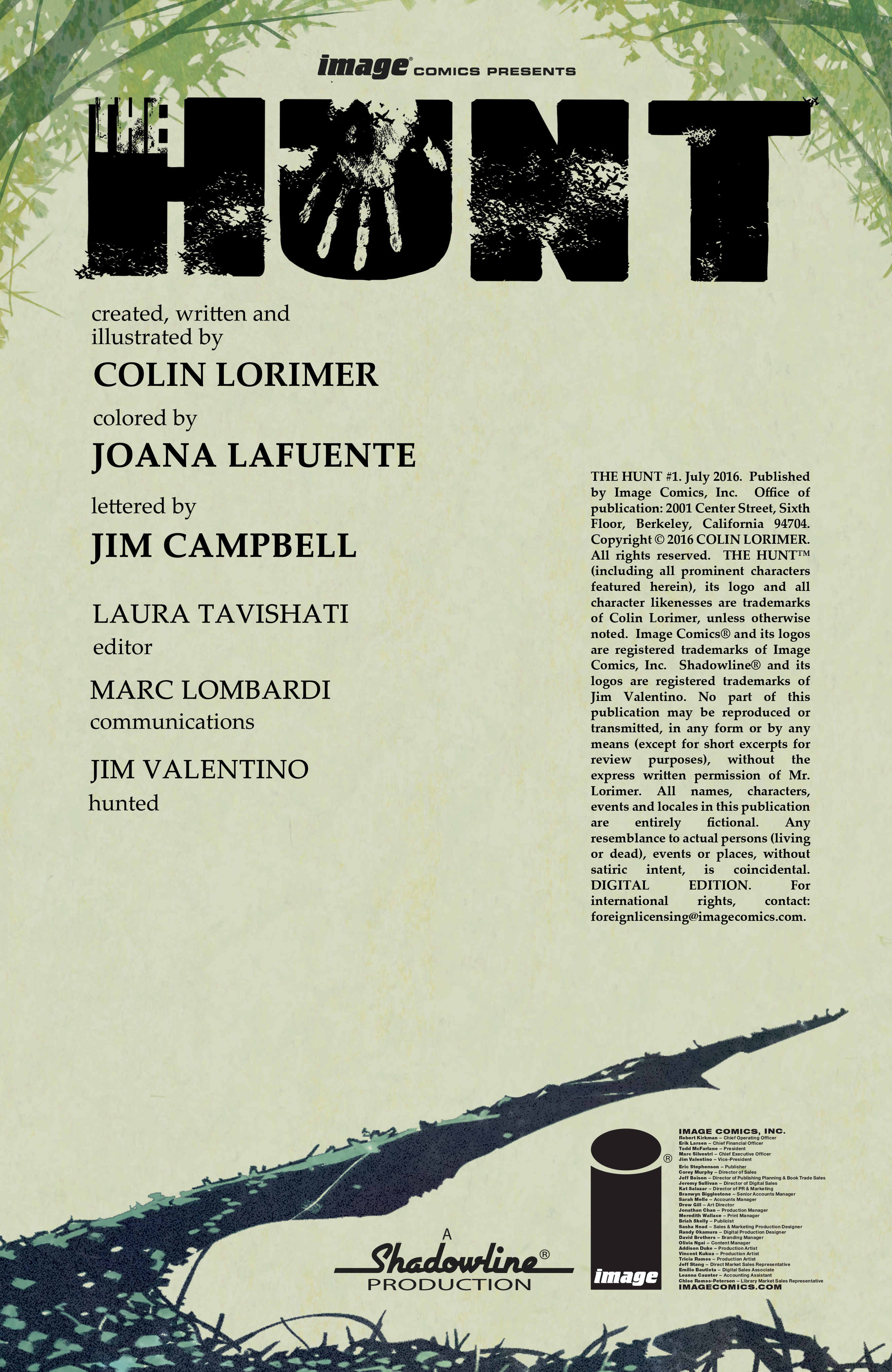 Read online The Hunt comic -  Issue #1 - 2