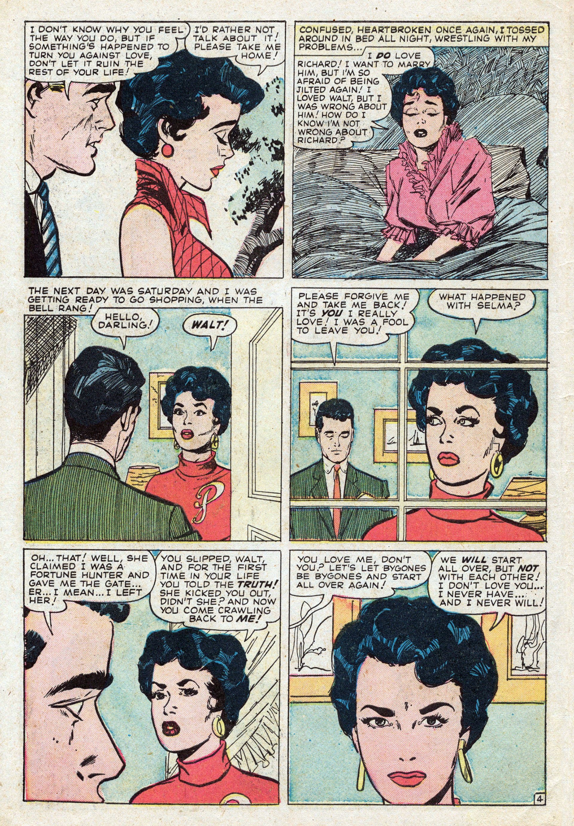 Read online Love Romances comic -  Issue #74 - 6