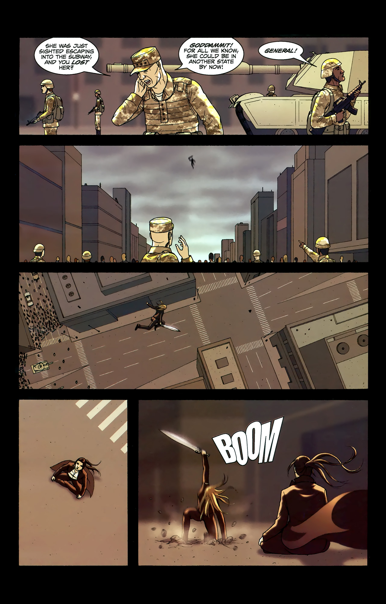 Read online The Sword comic -  Issue #21 - 22