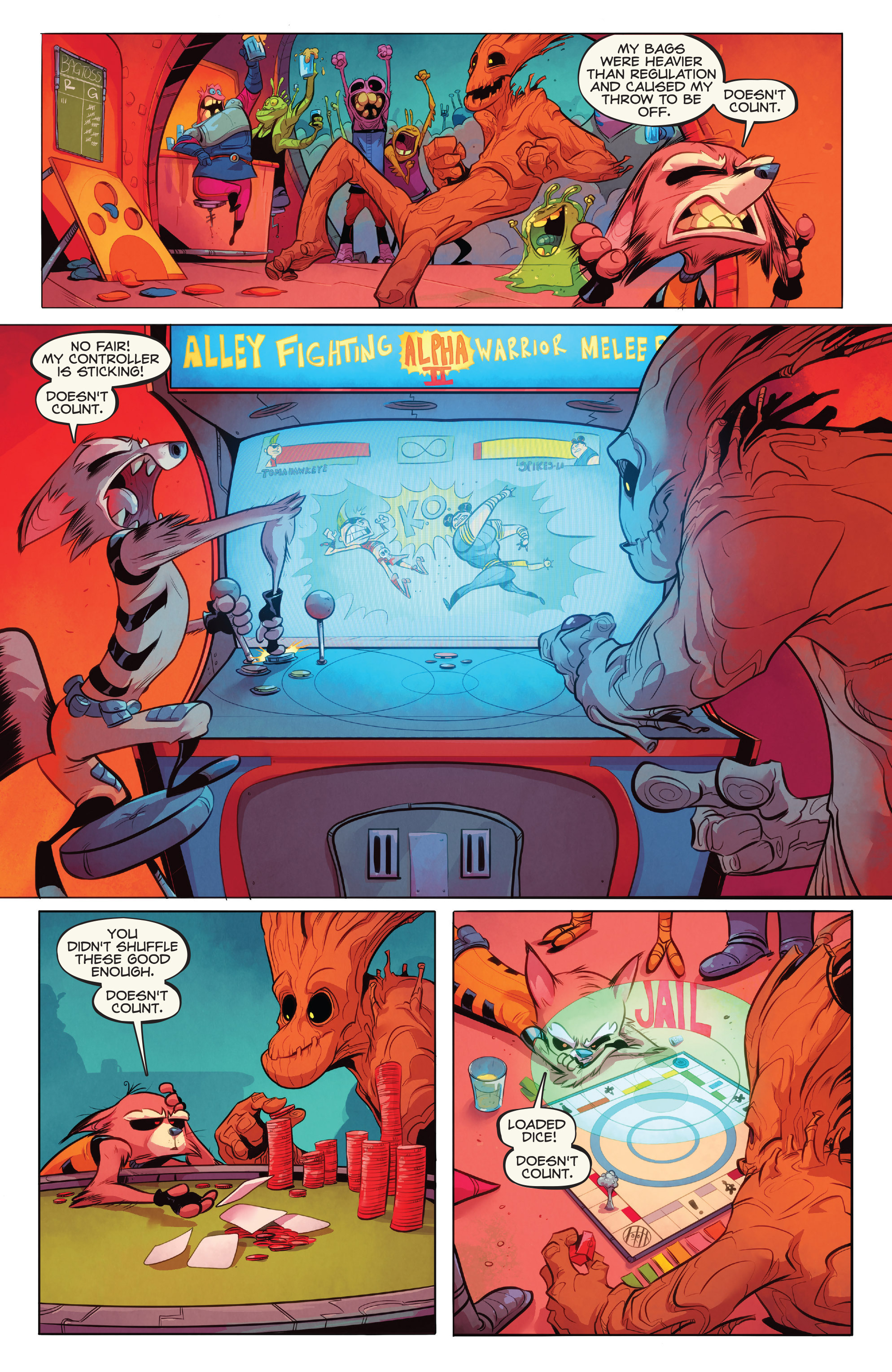 Read online Rocket Raccoon & Groot comic -  Issue #6 - 7