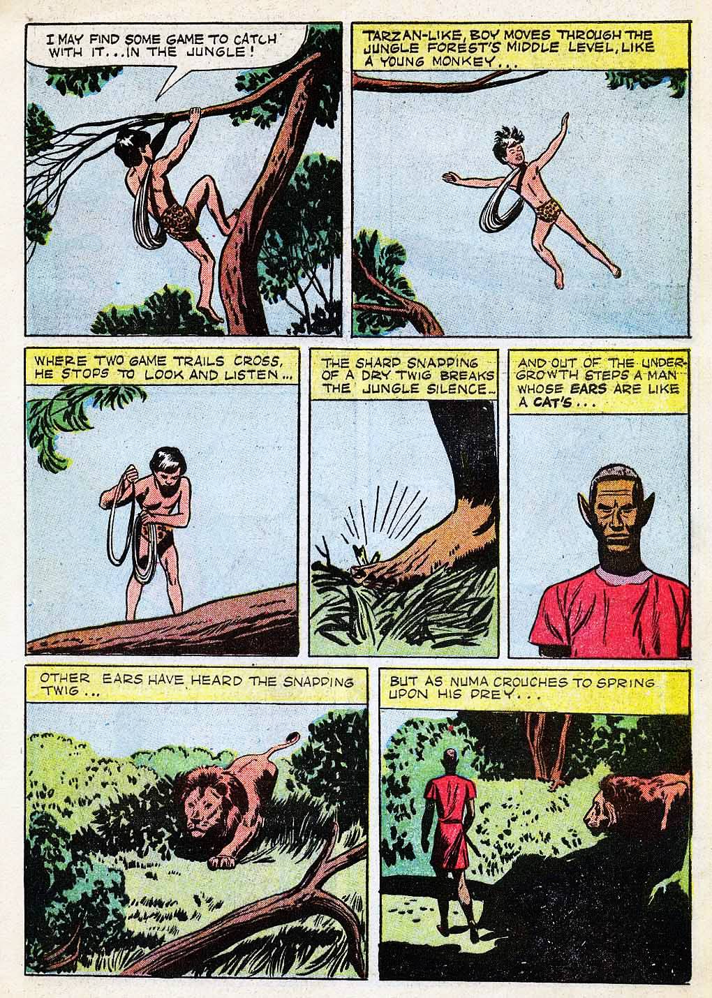 Read online Tarzan (1948) comic -  Issue #4 - 5