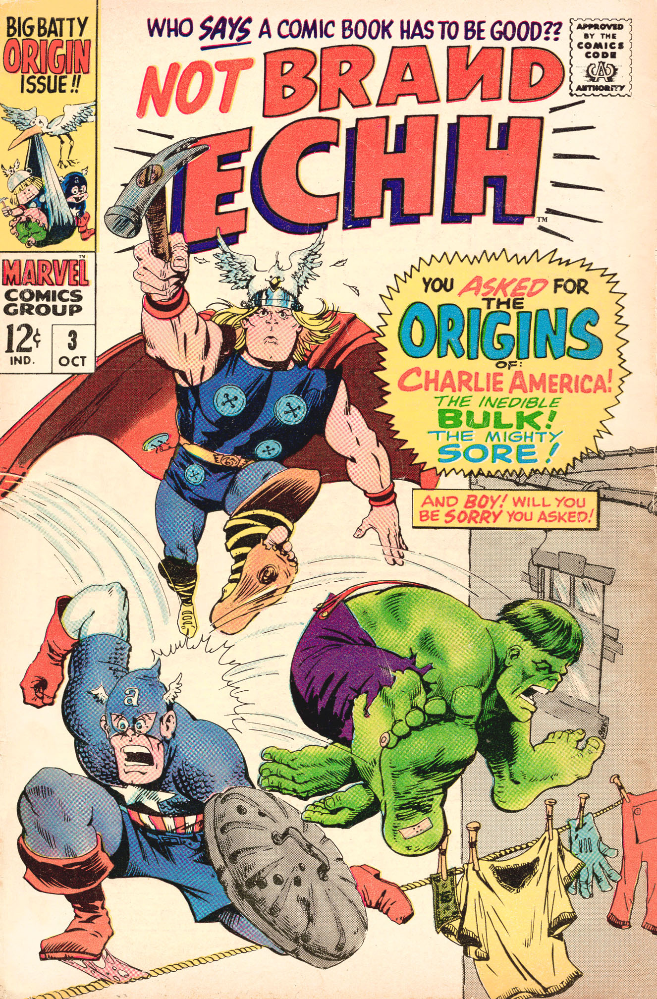 Read online Not Brand Echh comic -  Issue #3 - 1