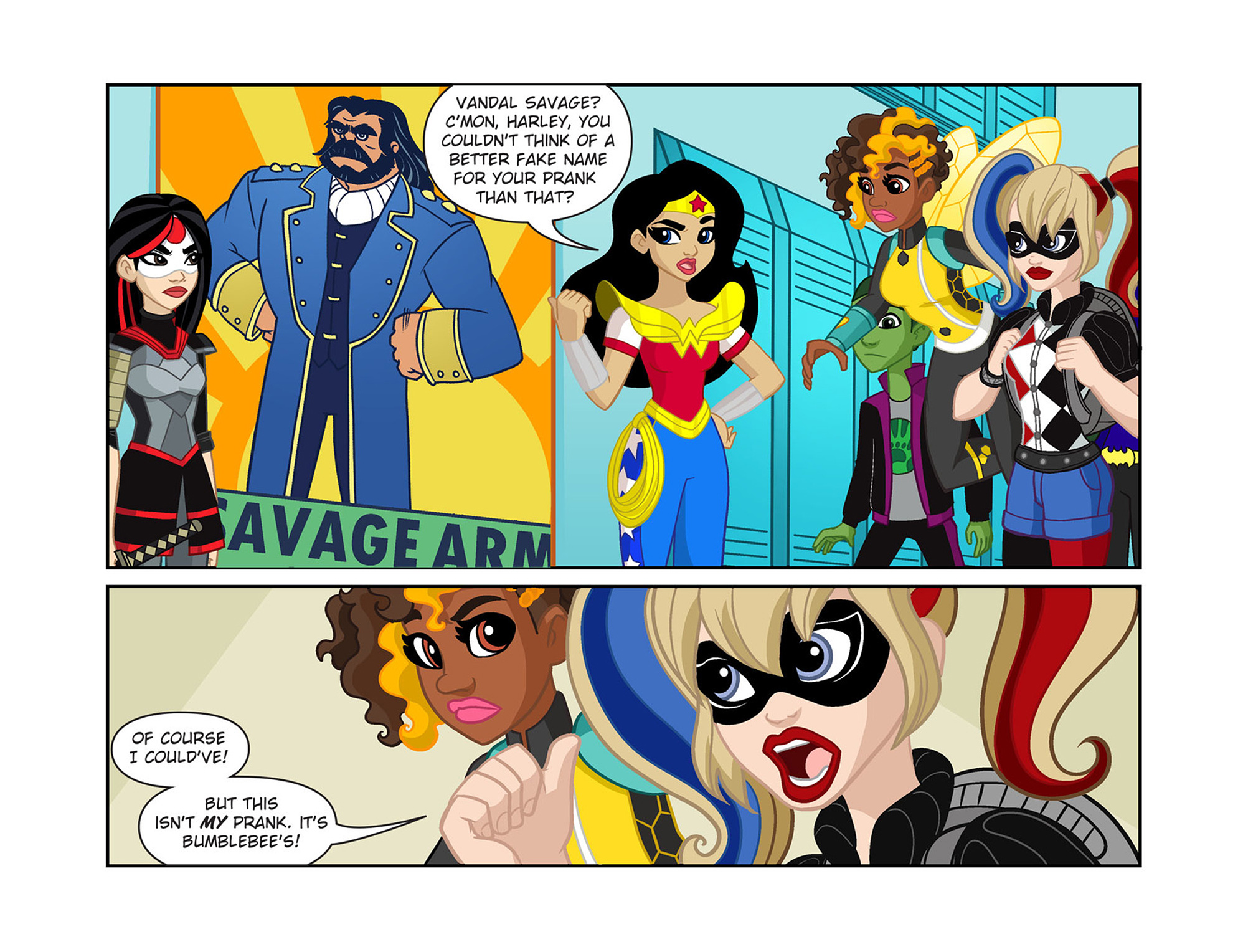 Read online DC Super Hero Girls: Past Times at Super Hero High comic -  Issue #5 - 4