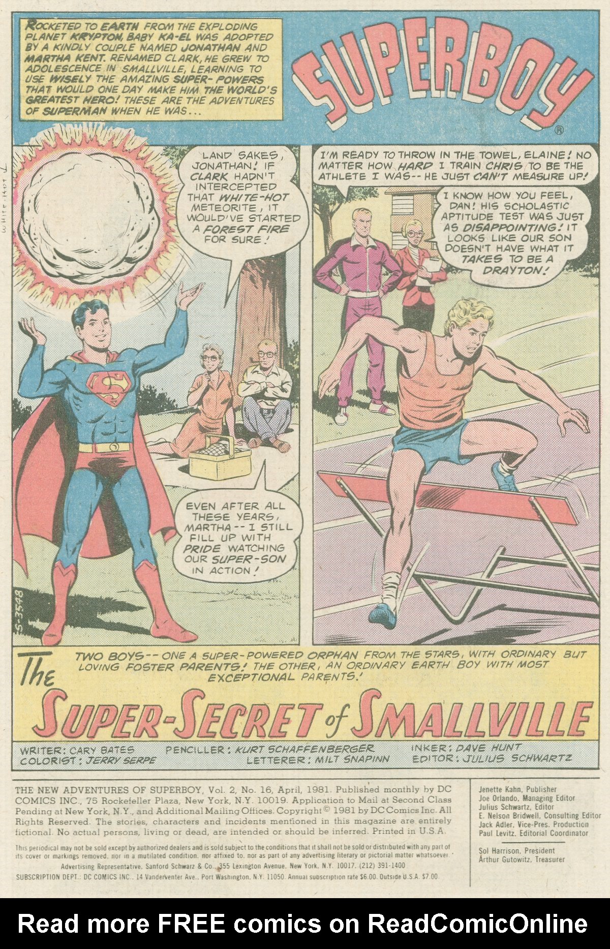 Read online The New Adventures of Superboy comic -  Issue #16 - 2