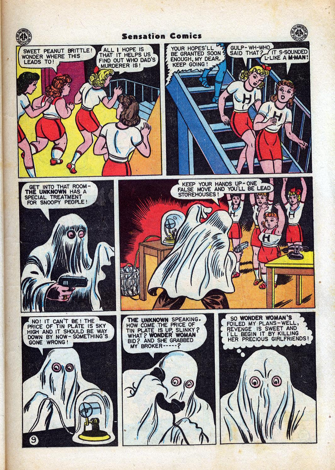 Read online Sensation (Mystery) Comics comic -  Issue #47 - 11