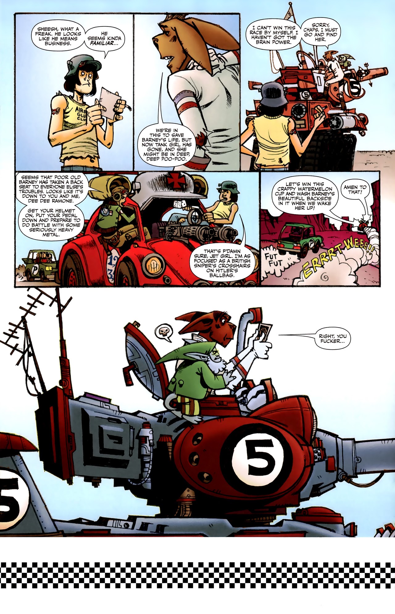 Read online Tank Girl: Skidmarks comic -  Issue #2 - 9