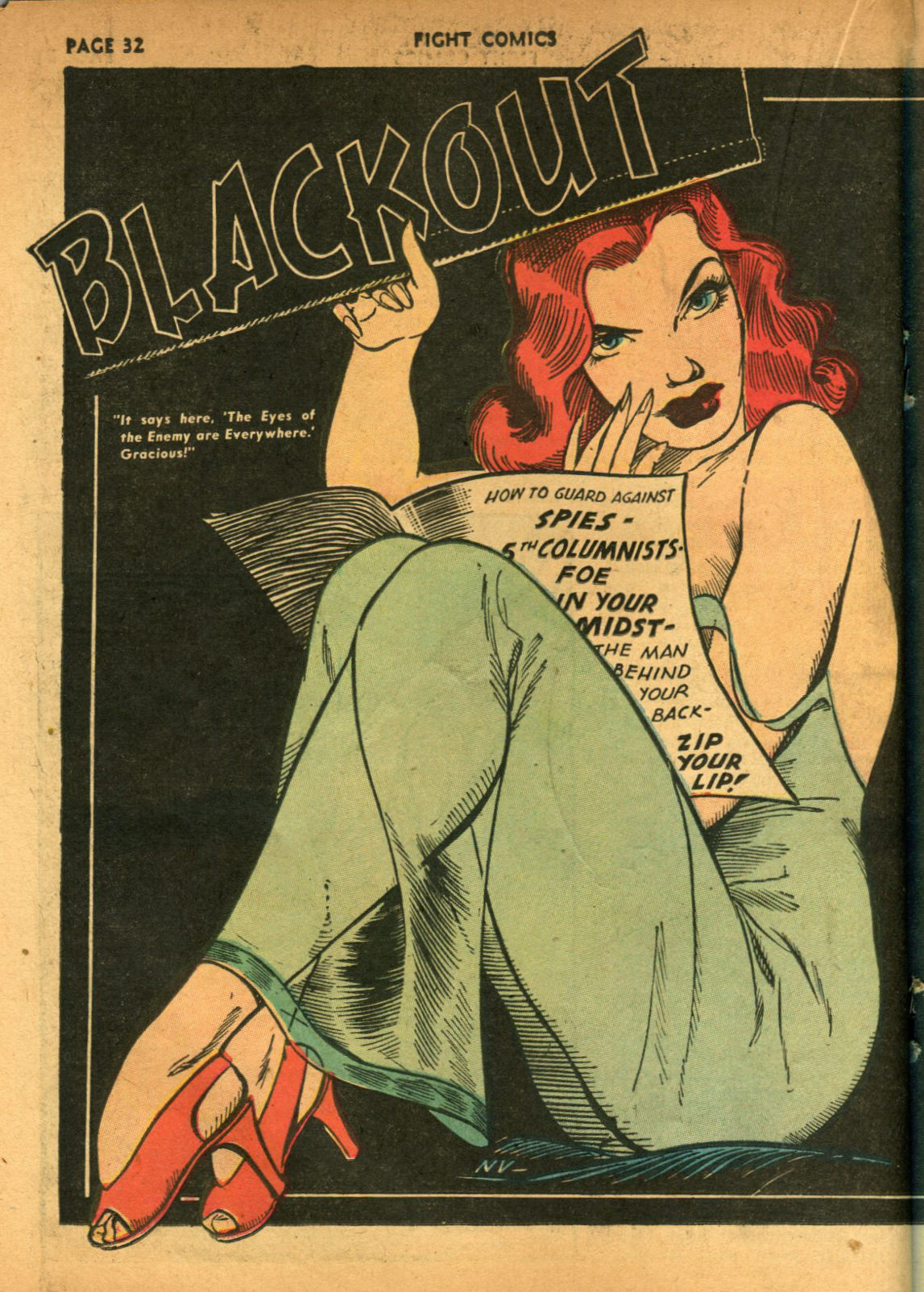 Read online Fight Comics comic -  Issue #21 - 34