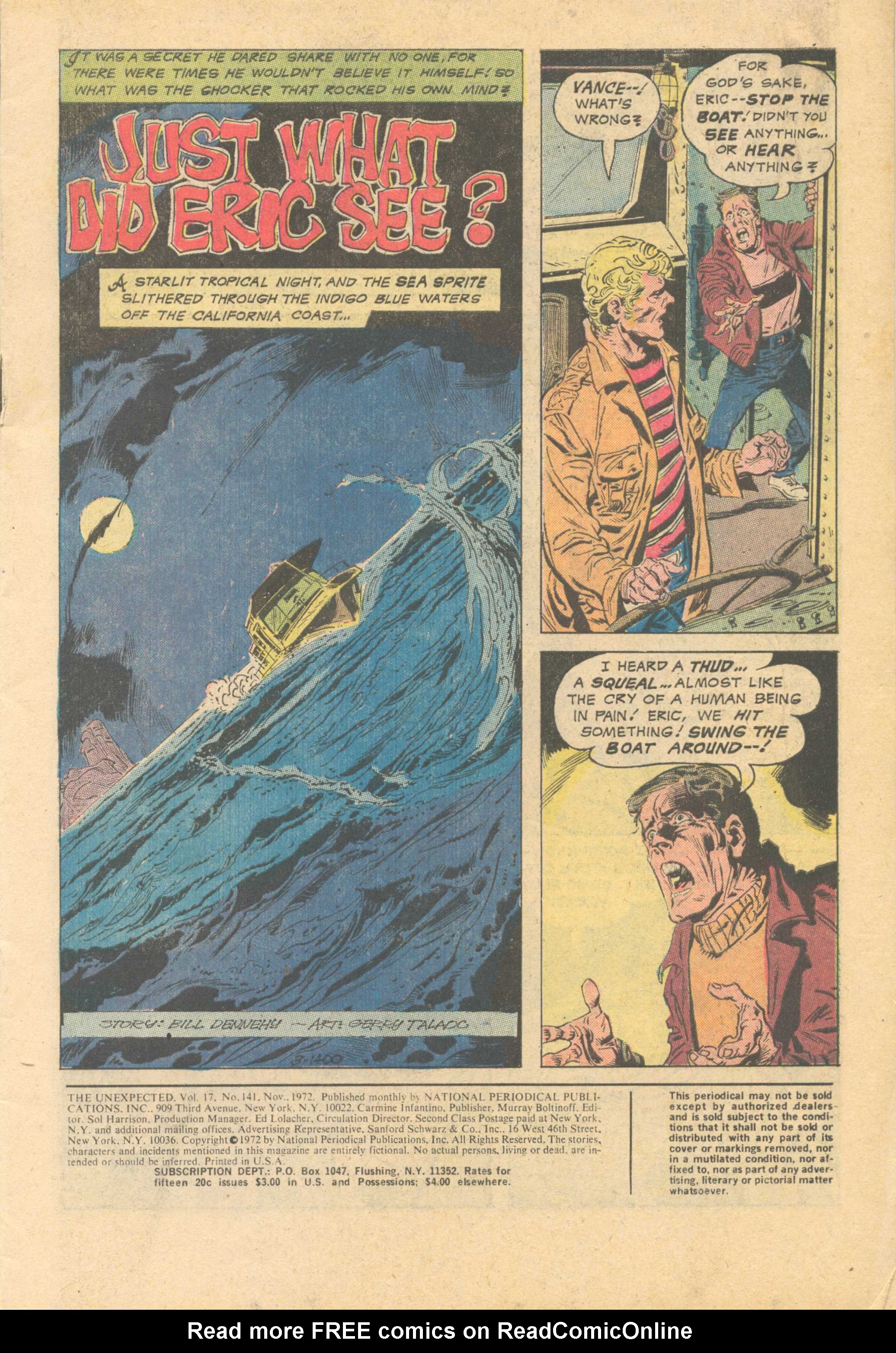 Read online Tales of the Unexpected comic -  Issue #141 - 3