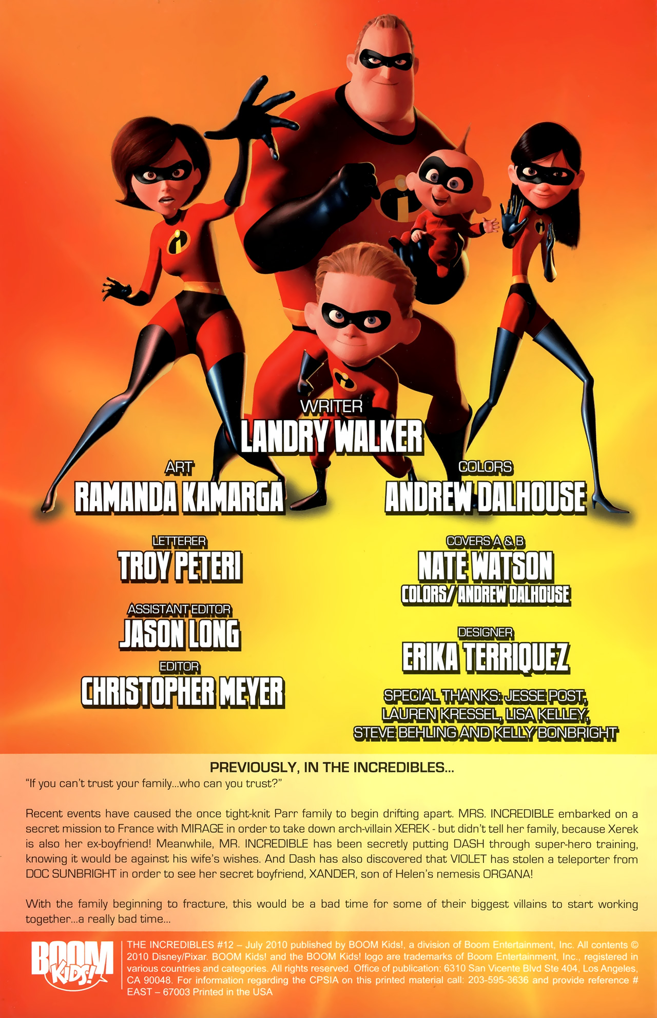Read online The Incredibles comic -  Issue #12 - 2