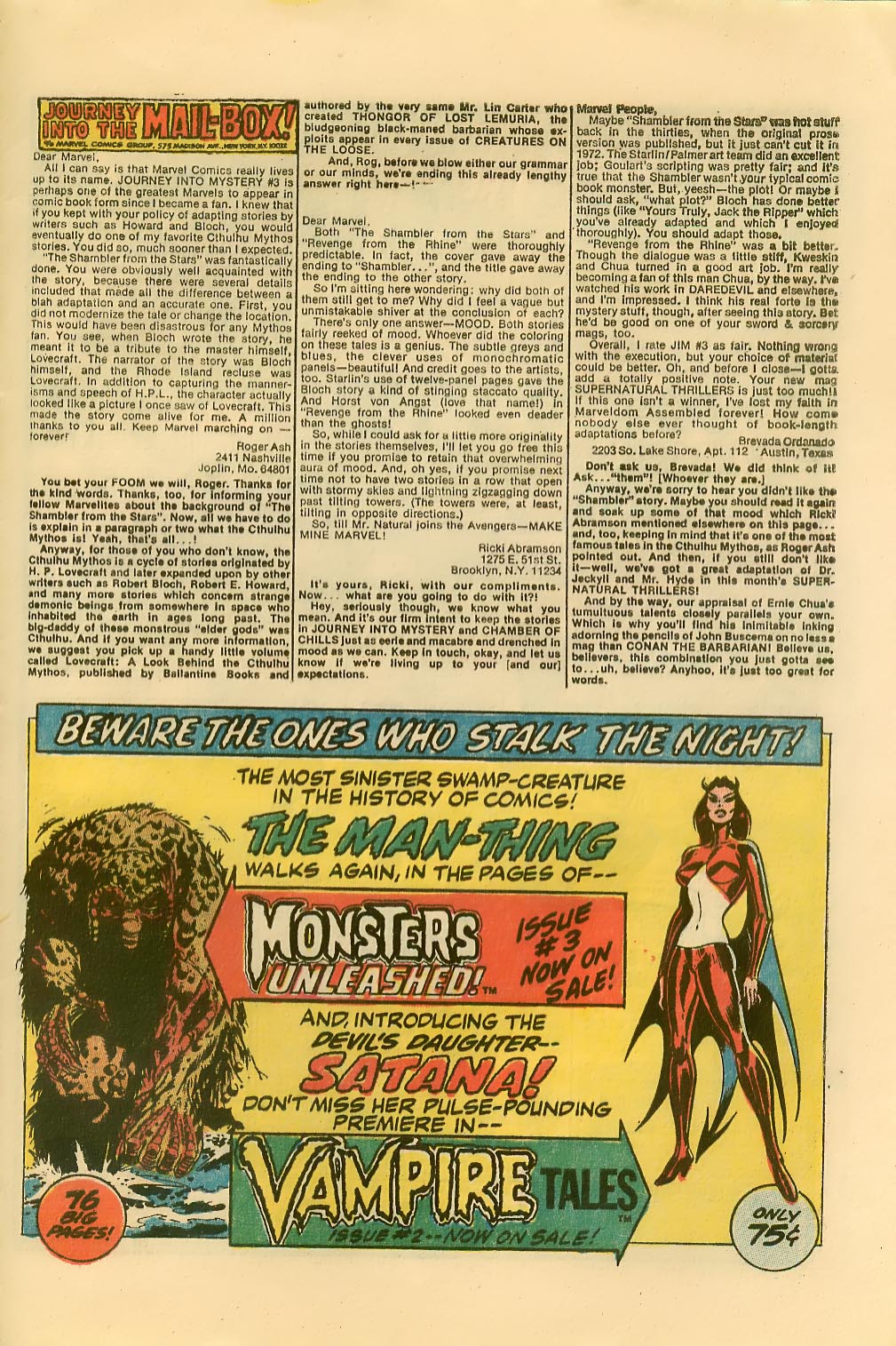 Read online Journey Into Mystery (1972) comic -  Issue #7 - 33