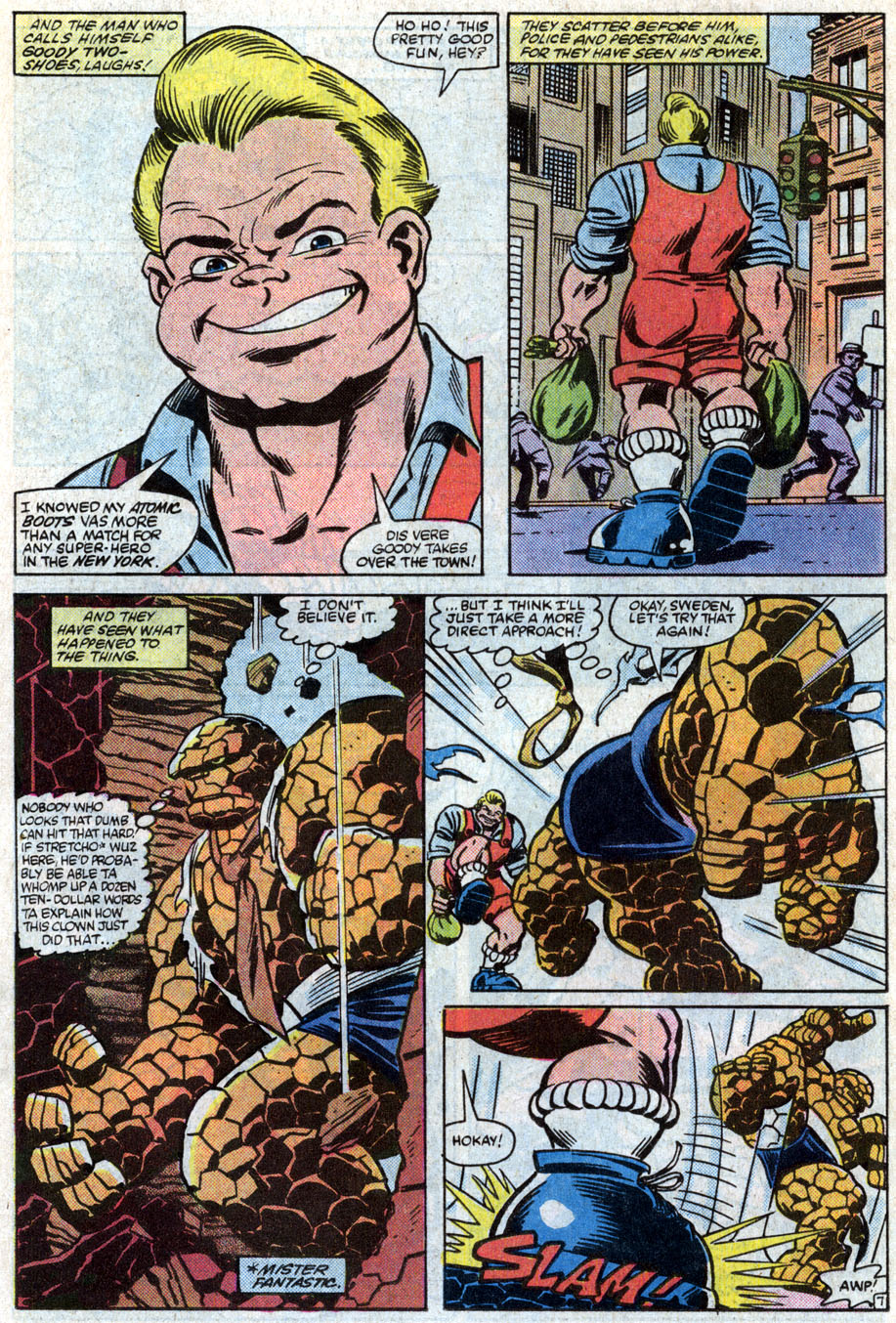 Read online The Thing comic -  Issue #7 - 8