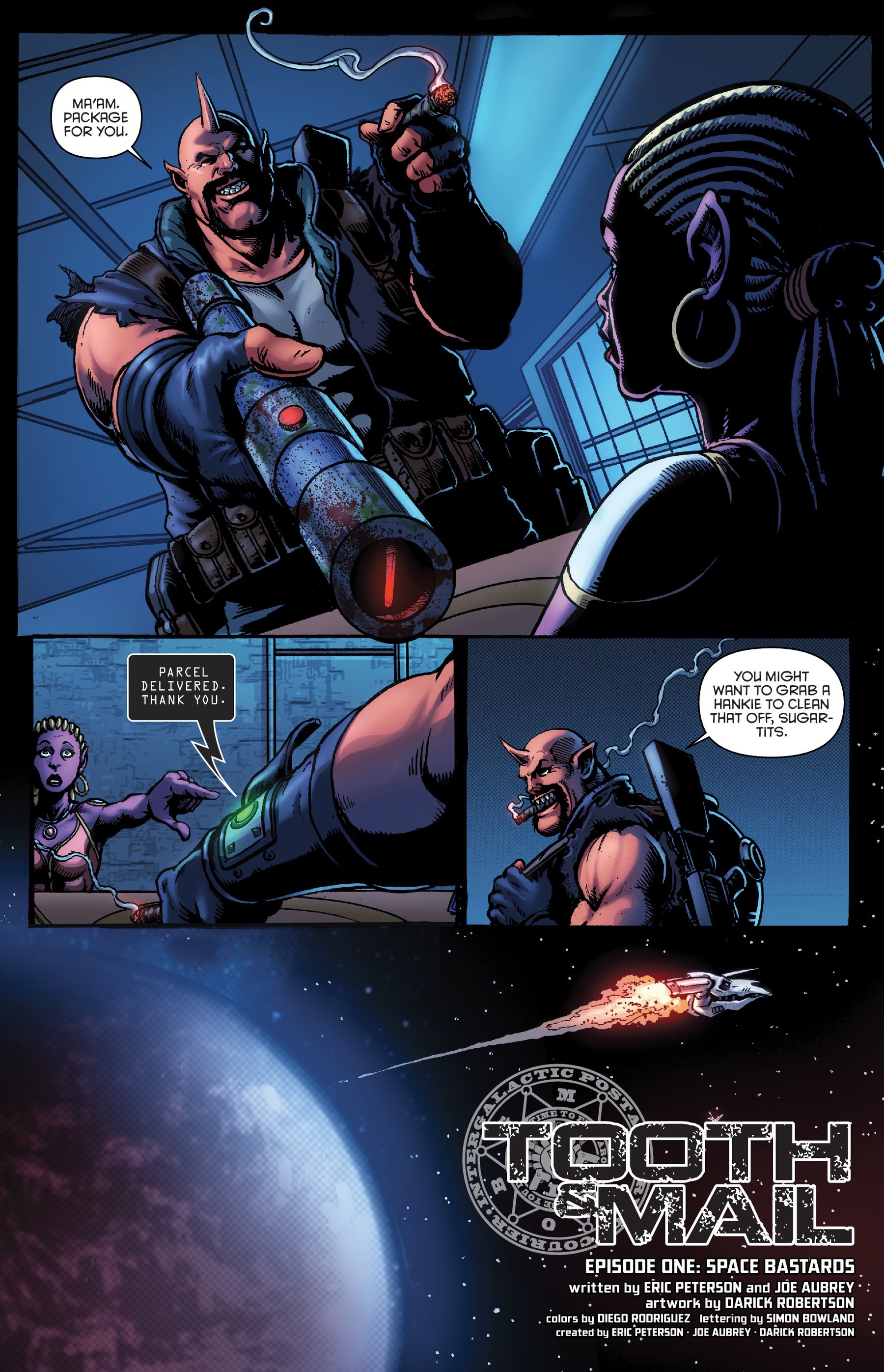 Read online Space Bastards comic -  Issue #1 - 10