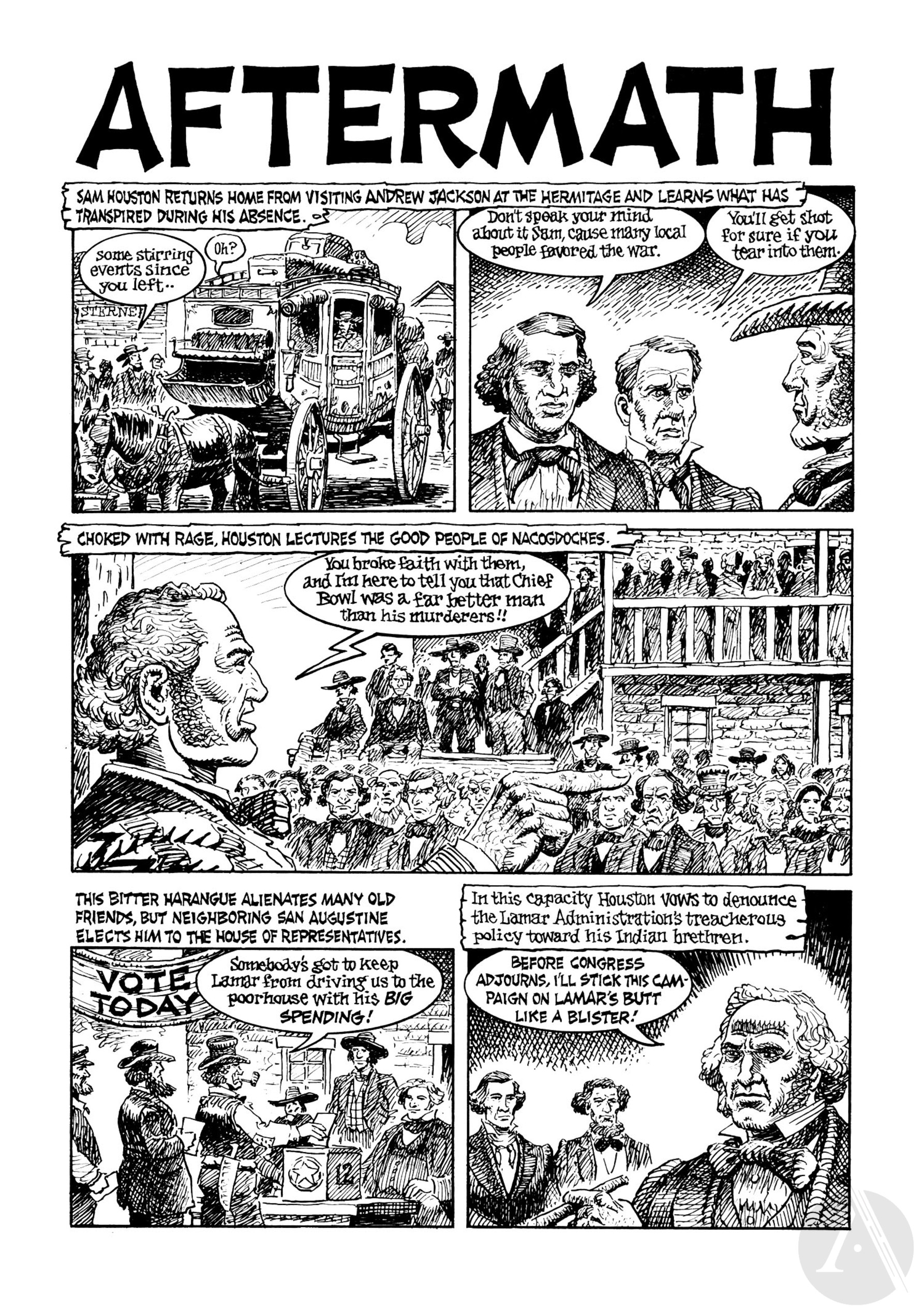 Read online Indian Lover: Sam Houston & the Cherokees comic -  Issue # TPB - 91