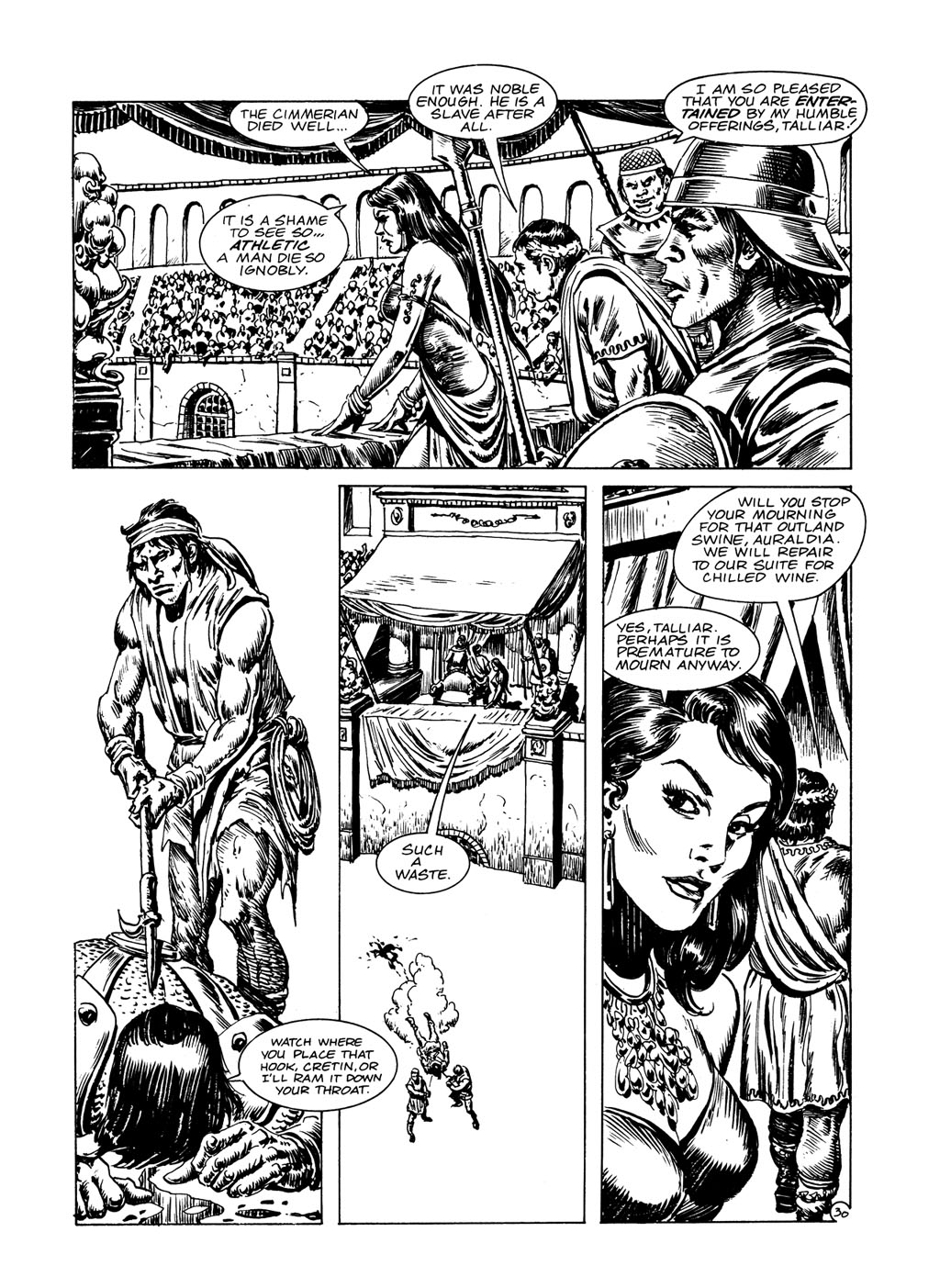 Read online The Savage Sword Of Conan comic -  Issue #146 - 35