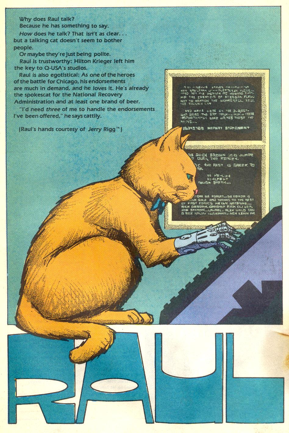Read online American Flagg! comic -  Issue #17 - 27