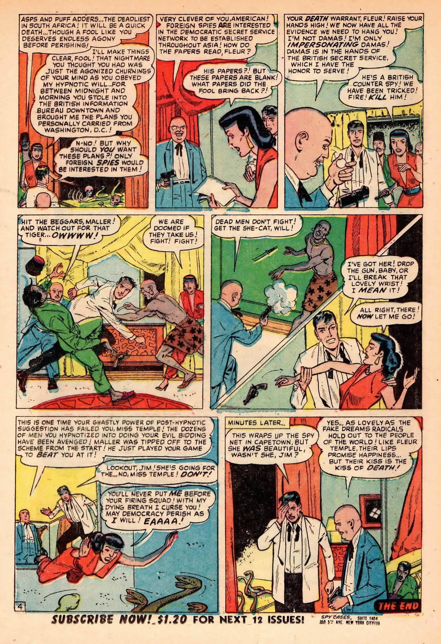 Read online Spy Cases comic -  Issue #6 - 16