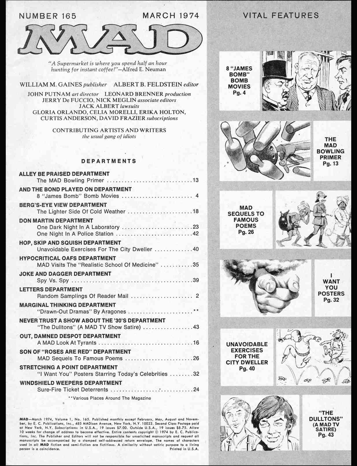 Read online MAD comic -  Issue #165 - 3