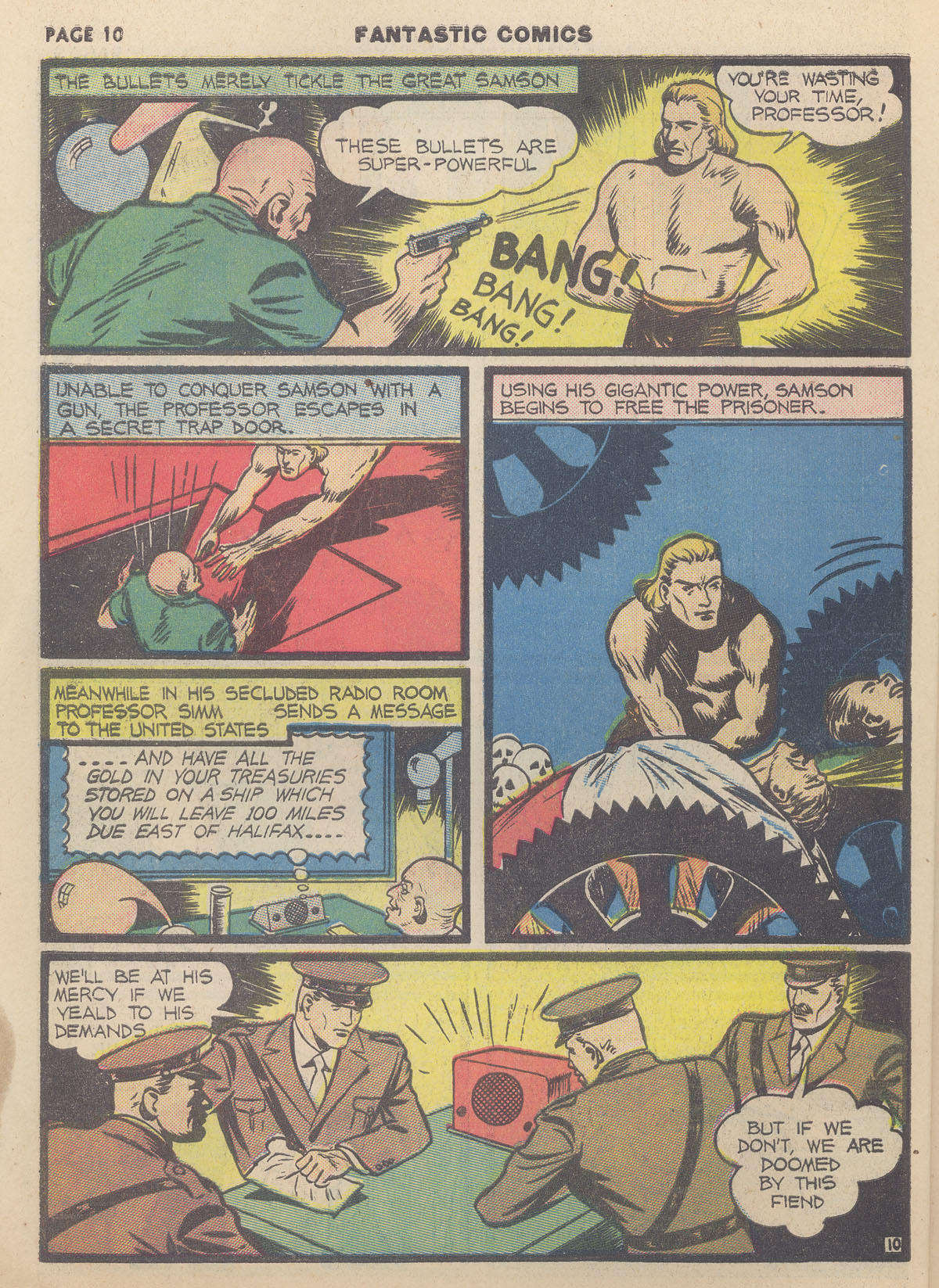 Read online Fantastic Comics comic -  Issue #9 - 12