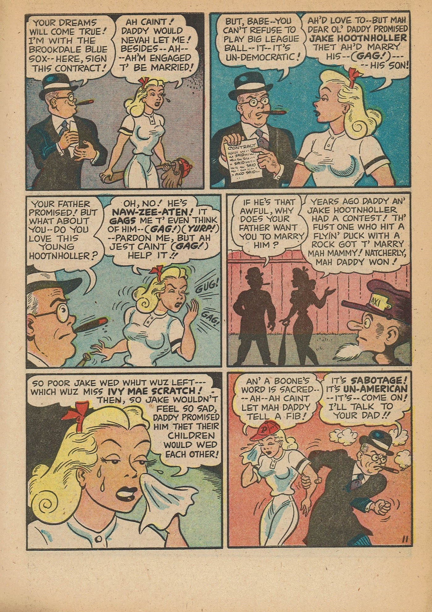 Read online Babe (1948) comic -  Issue #1 - 13