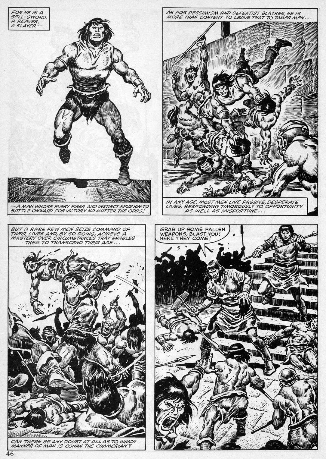 Read online The Savage Sword Of Conan comic -  Issue #100 - 42