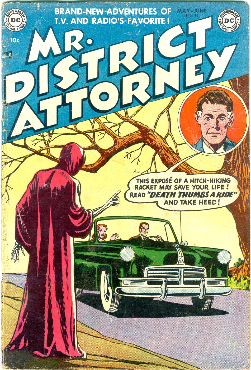 Read online Mr. District Attorney comic -  Issue #39 - 1