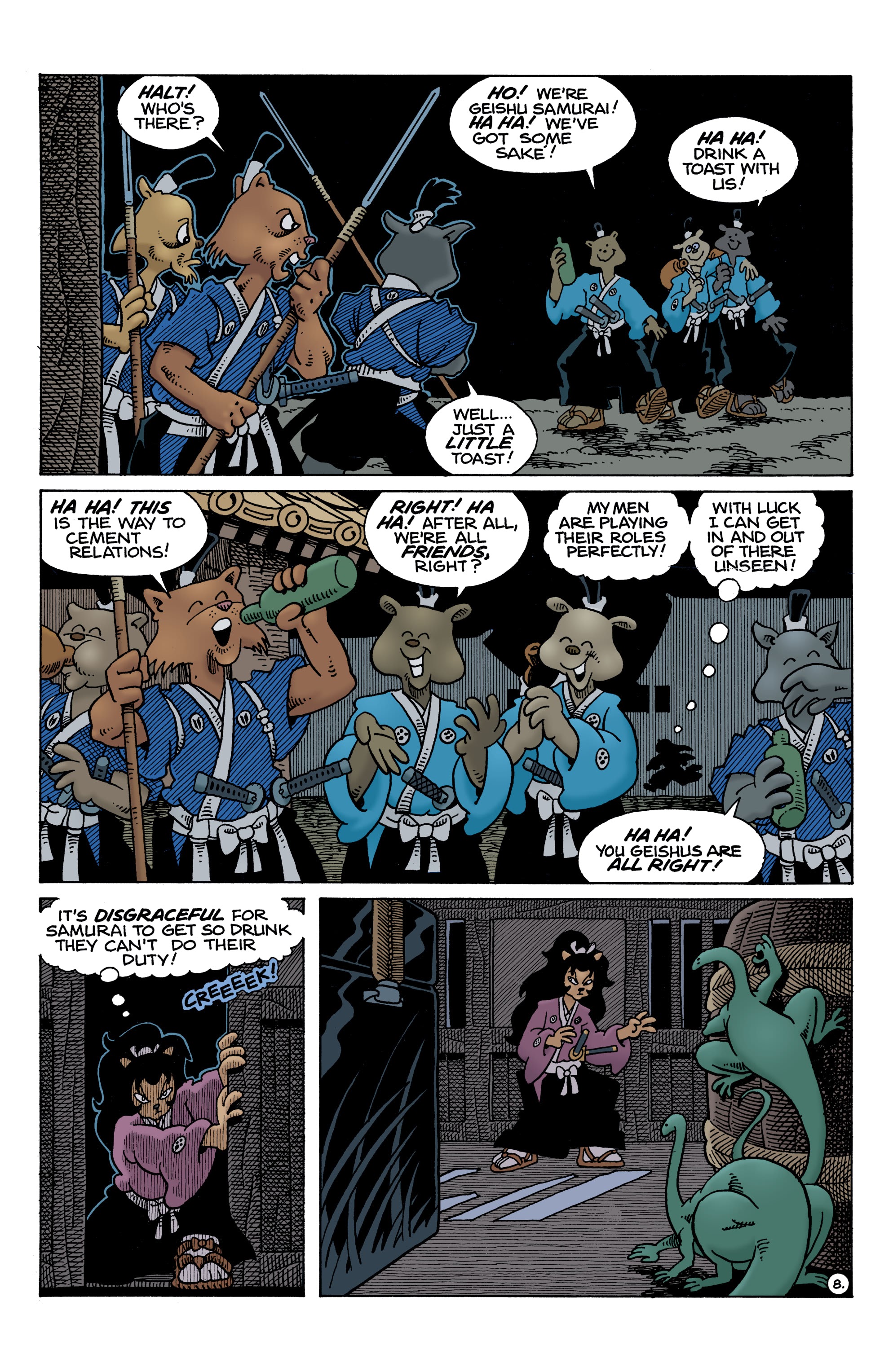 Read online Usagi Yojimbo: The Dragon Bellow Conspiracy comic -  Issue #1 - 9