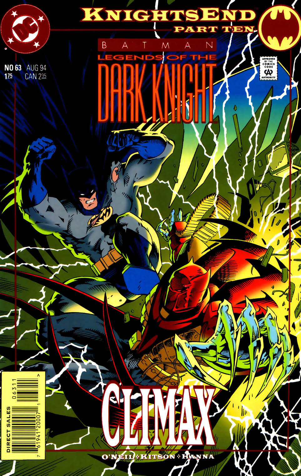 <{ $series->title }} issue Batman: Knightfall KnightsEnd - Issue #10 - Page 1