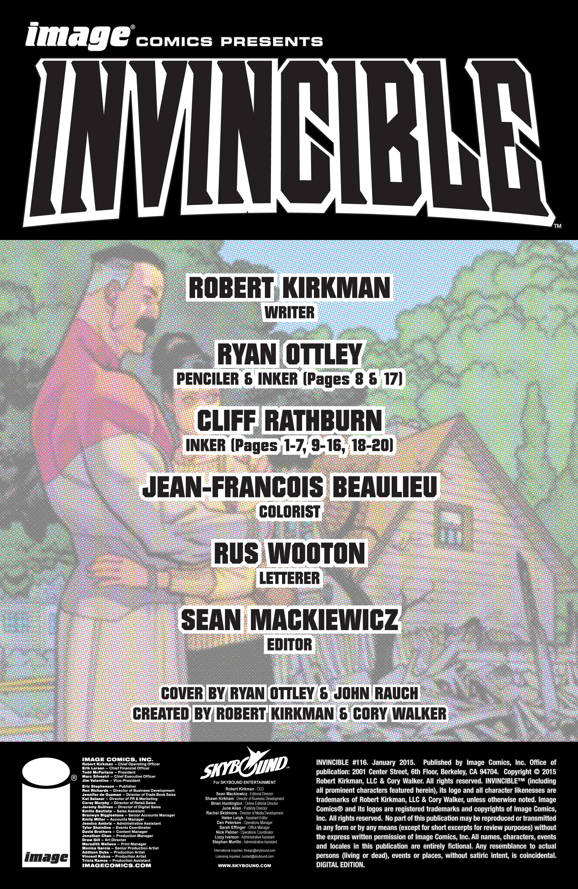 Read online Invincible comic -  Issue #116 - 2